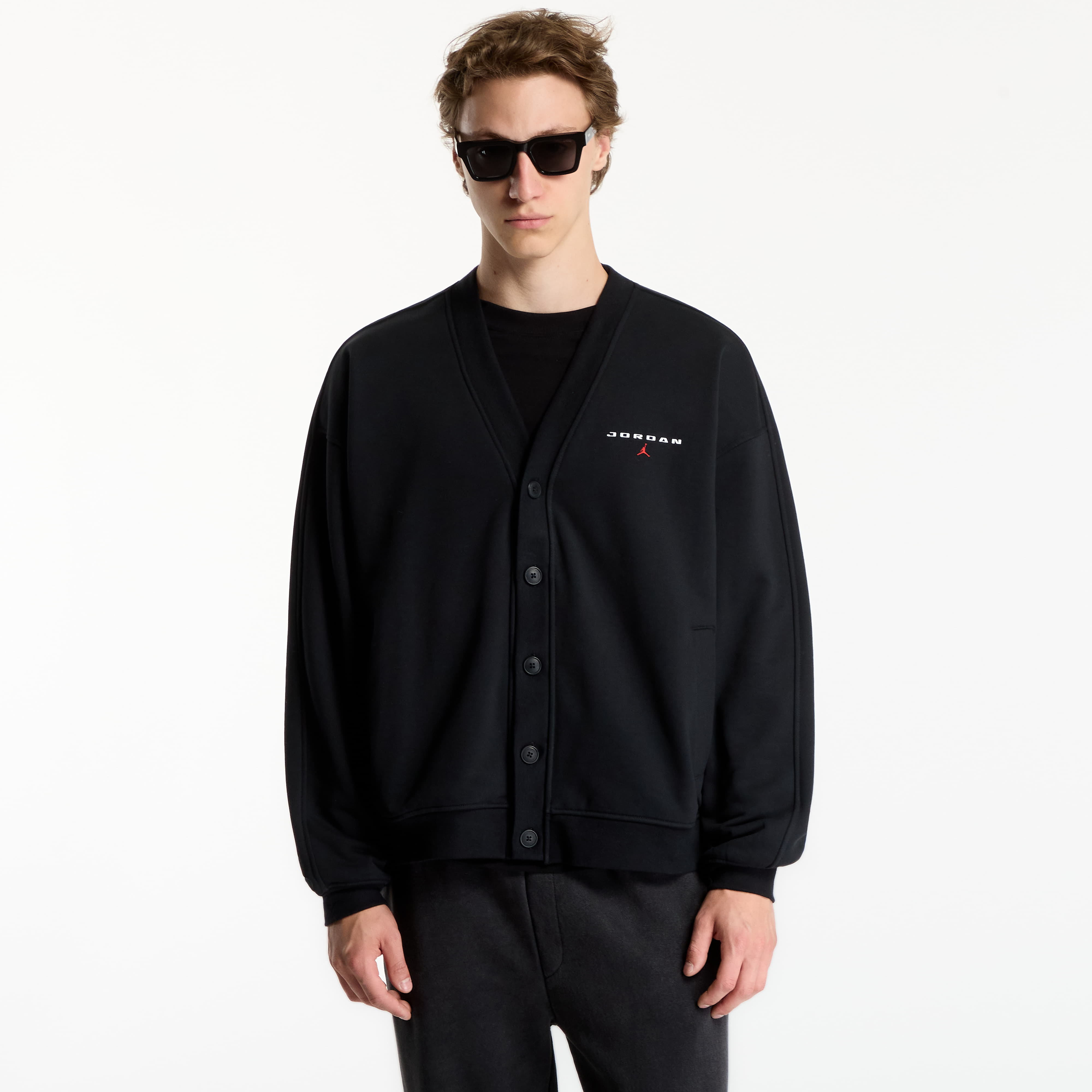 Суитшърт Jordan Flight Men's Cardigan Black S