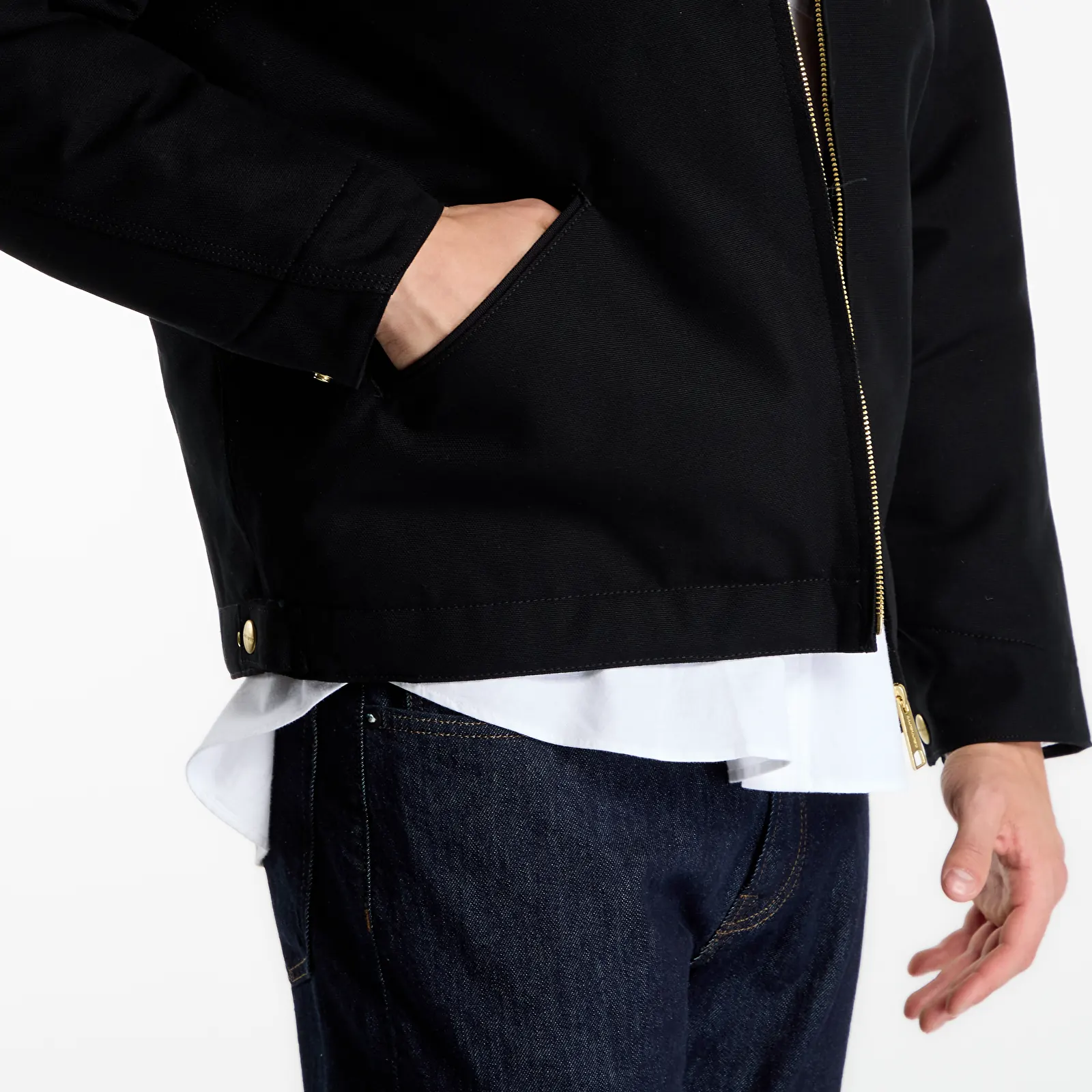 Vestes pour hommes Carhartt WIP OG Detroit Jacket Black/ Black UNISEX