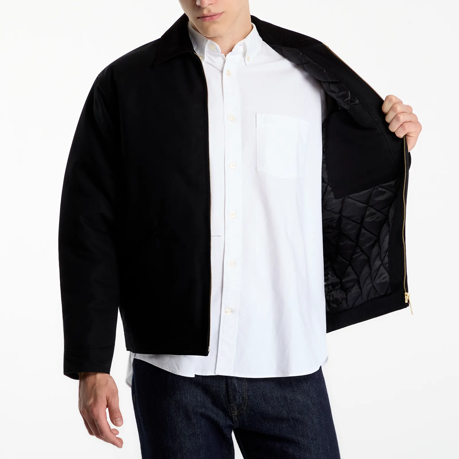 Vestes pour hommes Carhartt WIP OG Detroit Jacket Black/ Black UNISEX