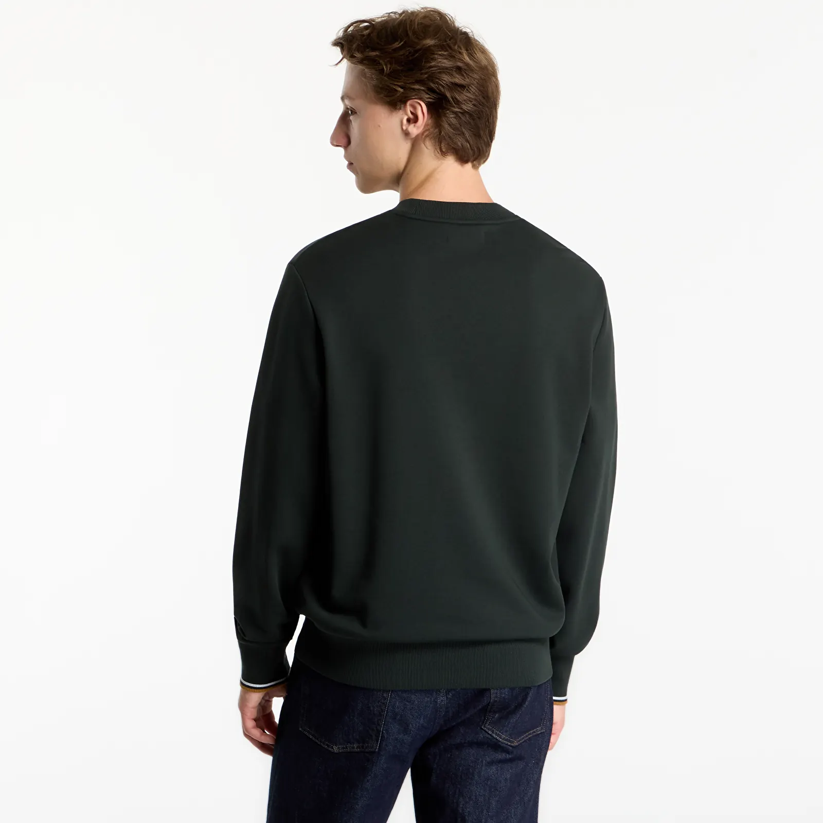 Men's sweatshirts FRED PERRY Crew Neck Sweatshirt Green