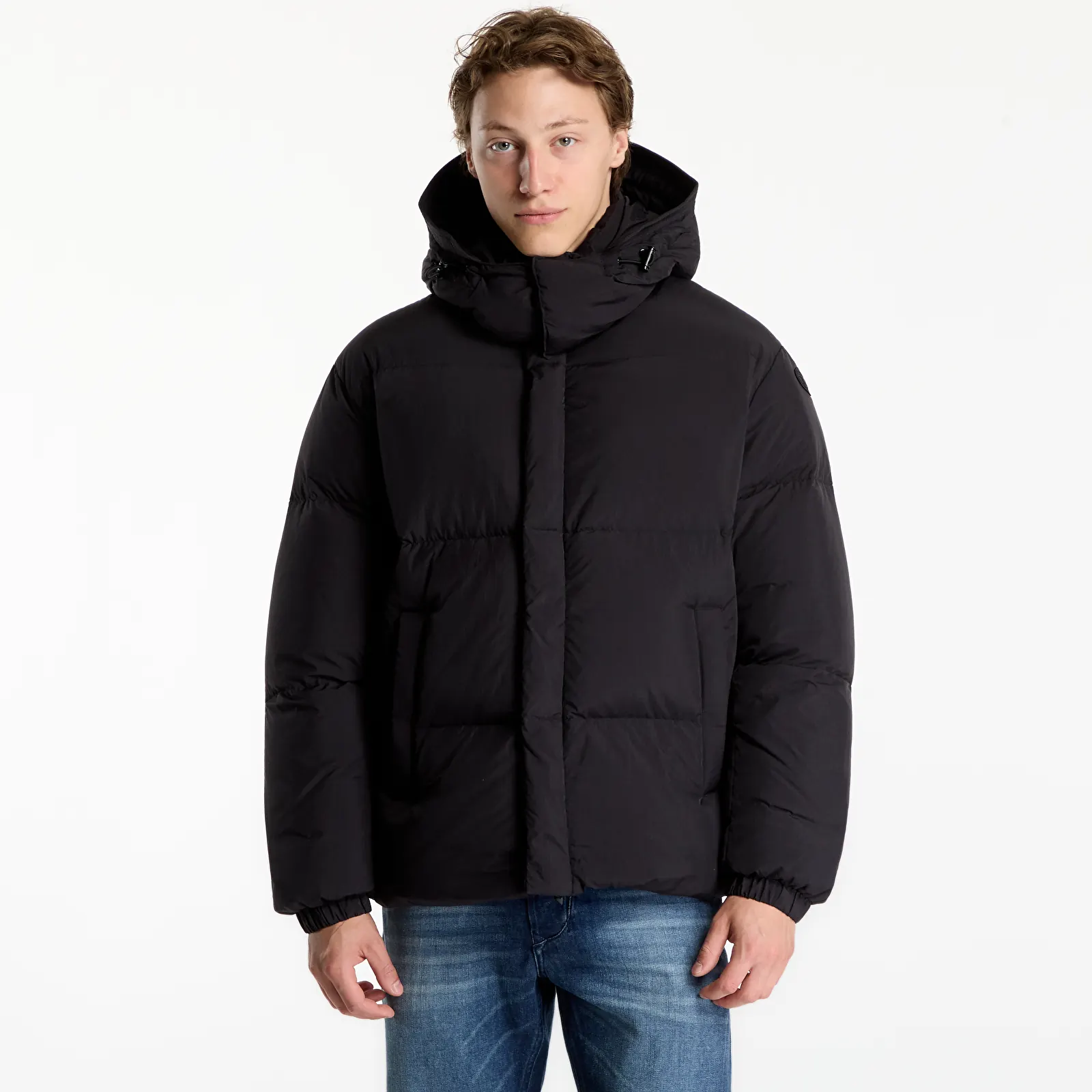 Péřovky Diesel W-Rolfys-Wrd Jacket Black