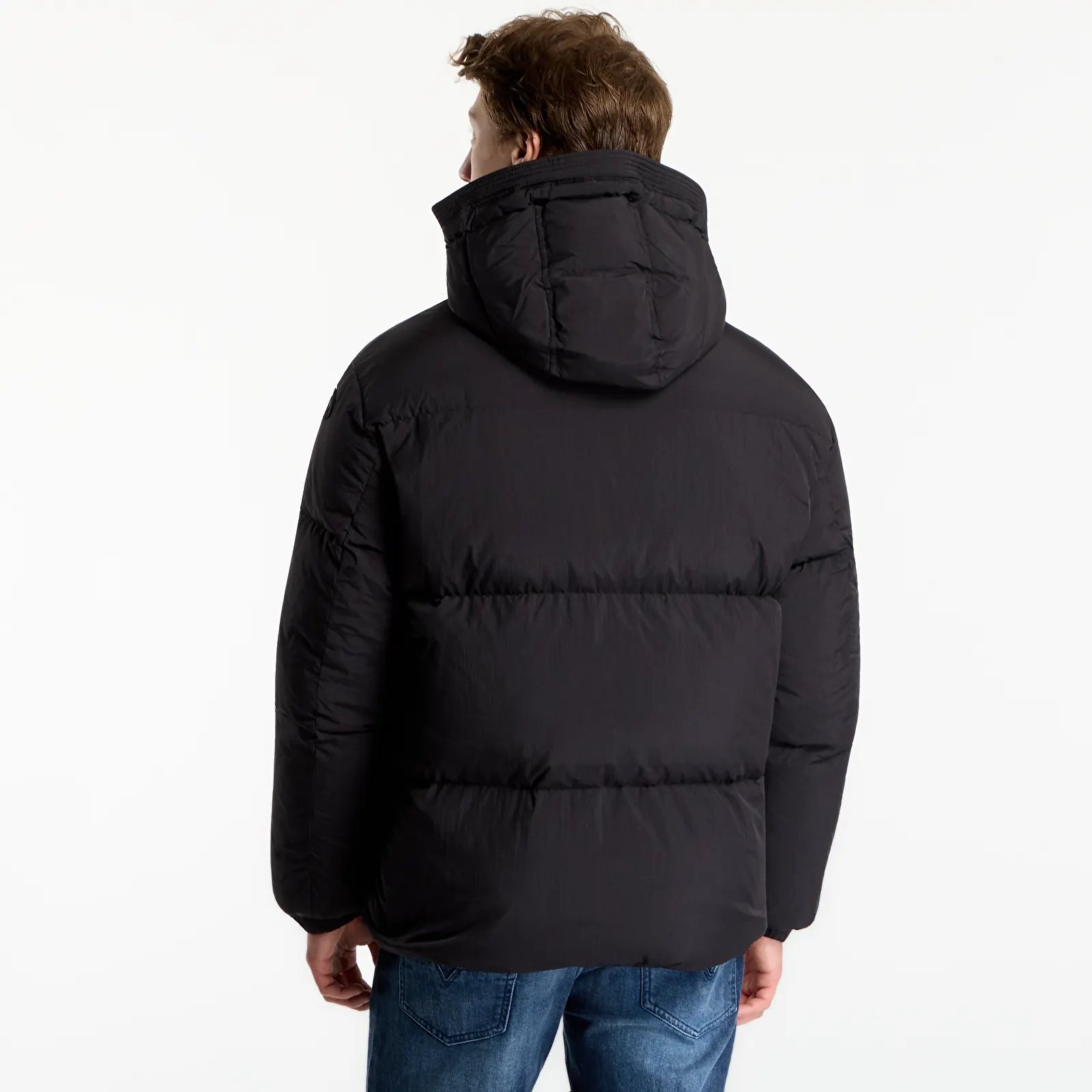 Péřovky Diesel W-Rolfys-Wrd Jacket Black