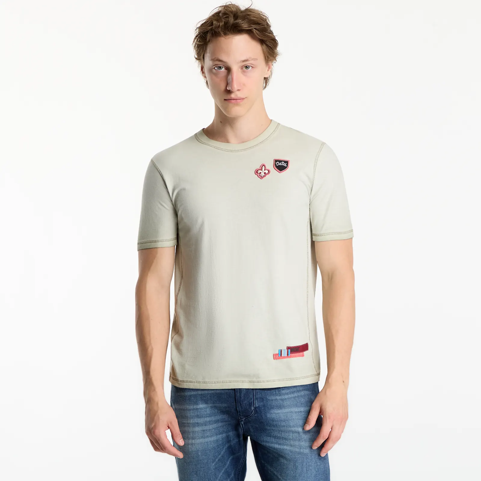 Camisetas Diesel T-Bowie T-Shirt Moss Gray
