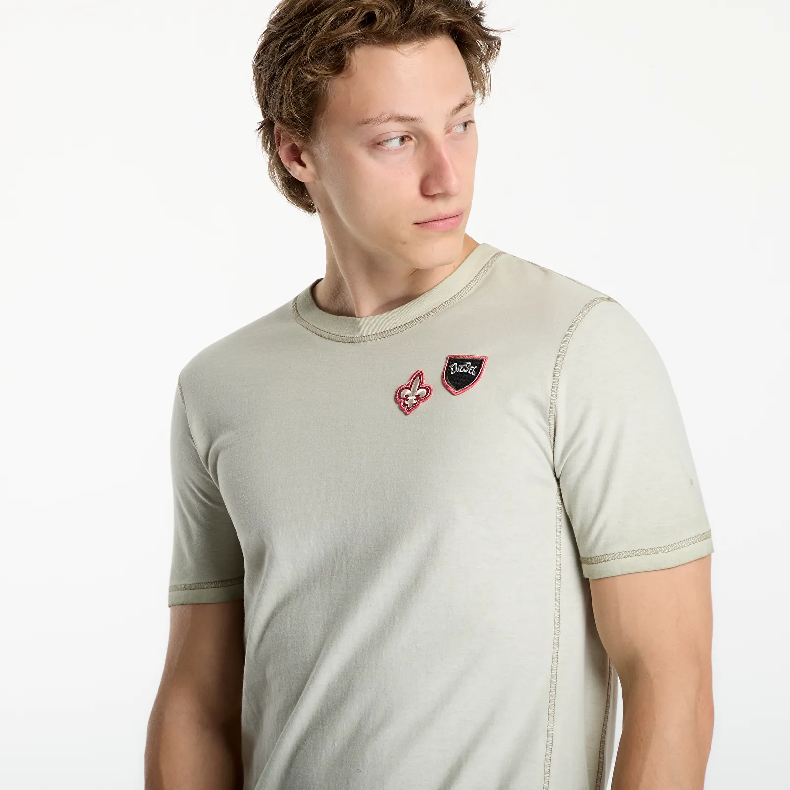 Camisetas Diesel T-Bowie T-Shirt Moss Gray