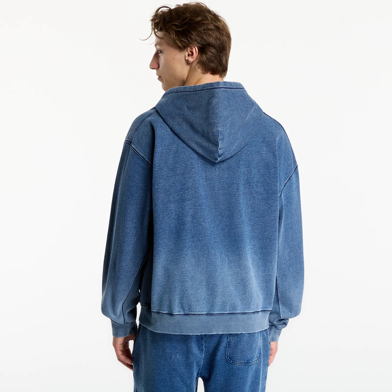 Kapucnis pulóverek és pulcsik Diesel S-Crox-Zip Sweat-Shirt Indigo