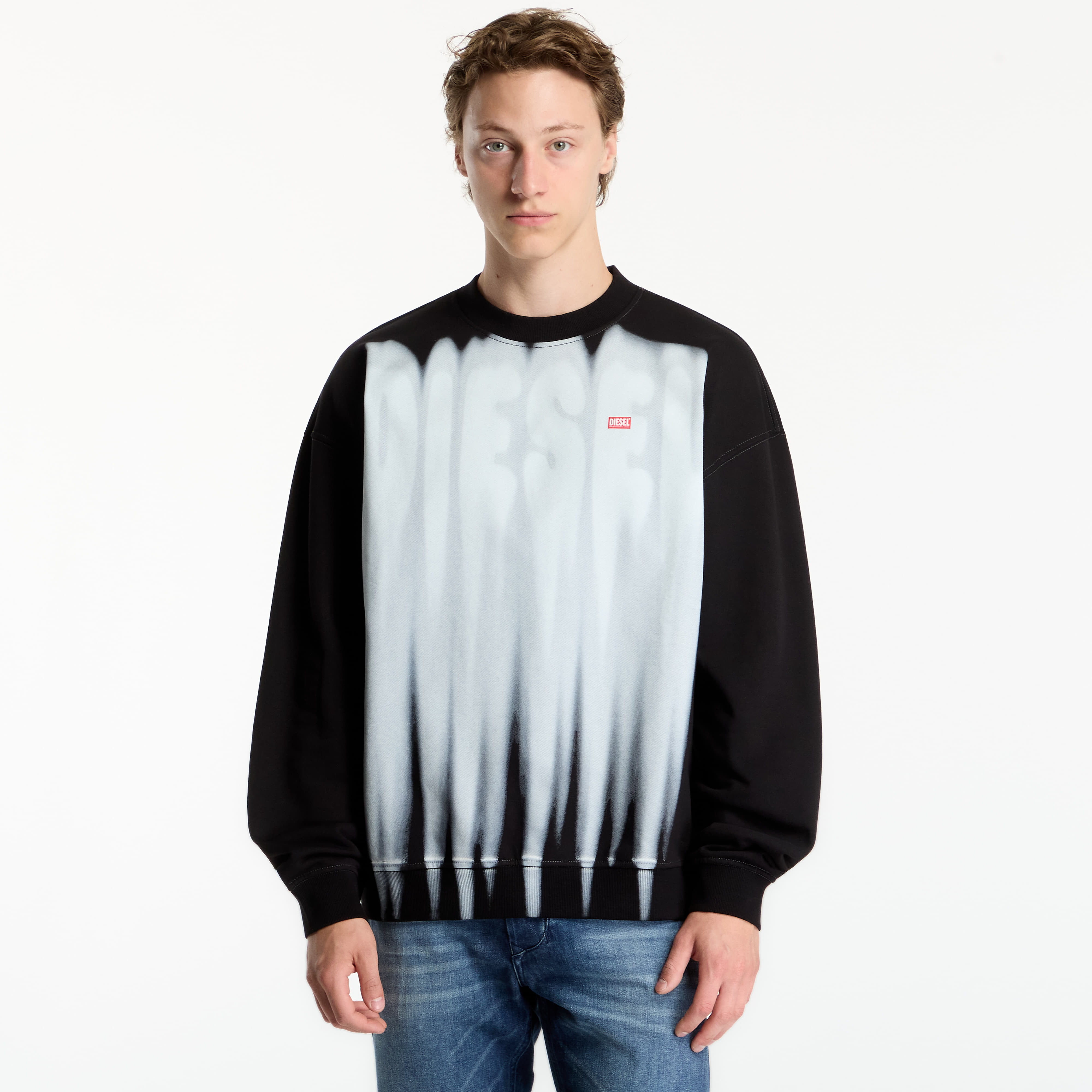 Суитшърт Diesel S-Boxt-Aa1 Sweat-Shirt Black XL