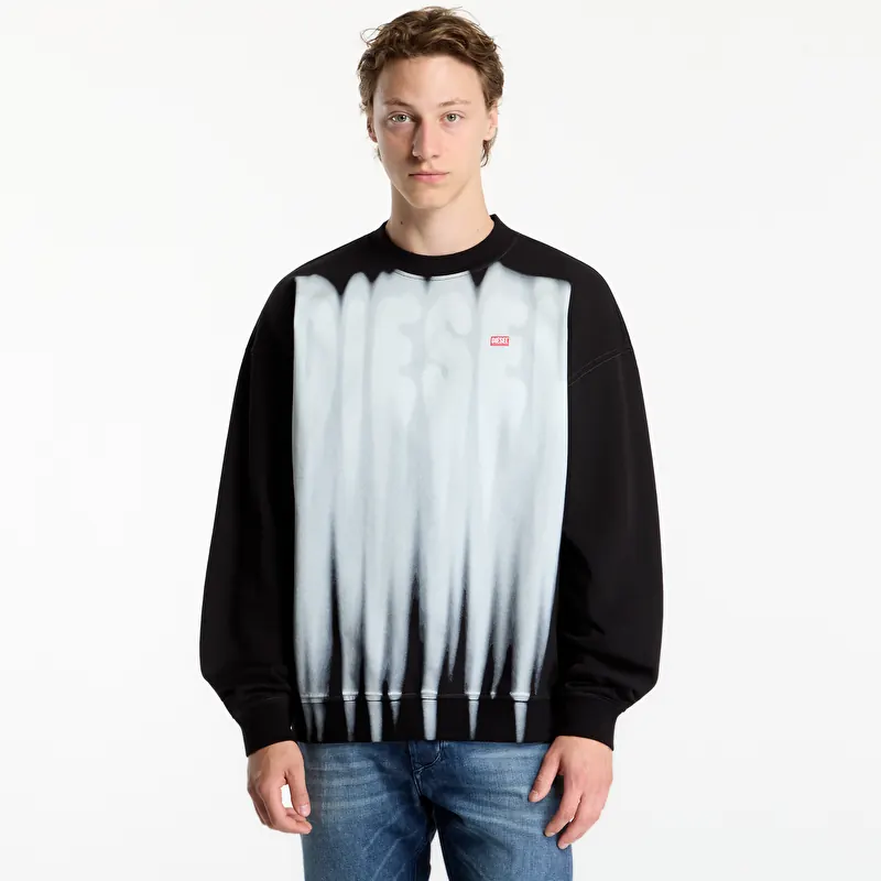 Bluza Diesel S-Boxt-Aa1 Sweat-Shirt Black