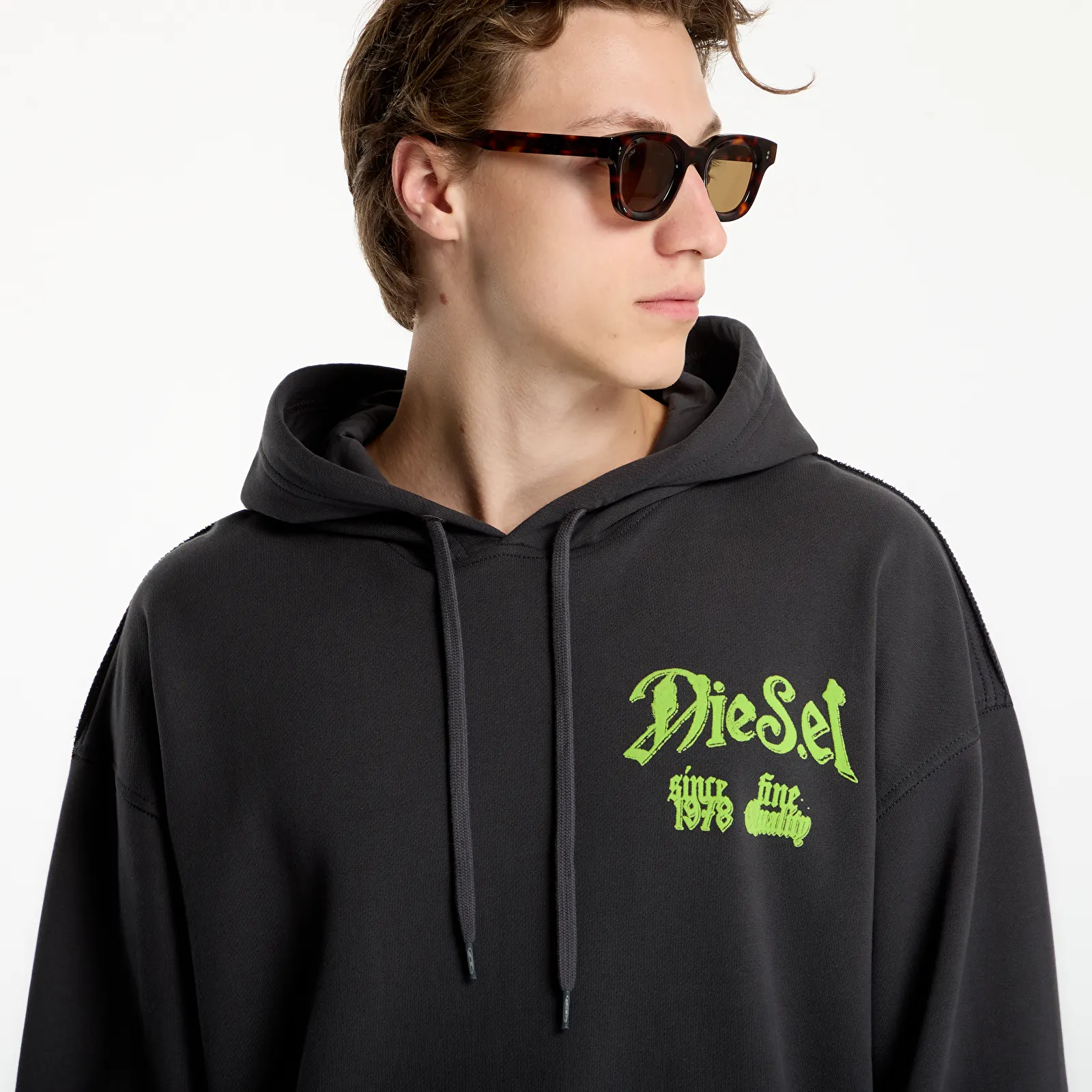 Hoodies and sweatshirts  Diesel S-Boxt-Hood-Aa2 Sweat-Shirt Stretch Limo