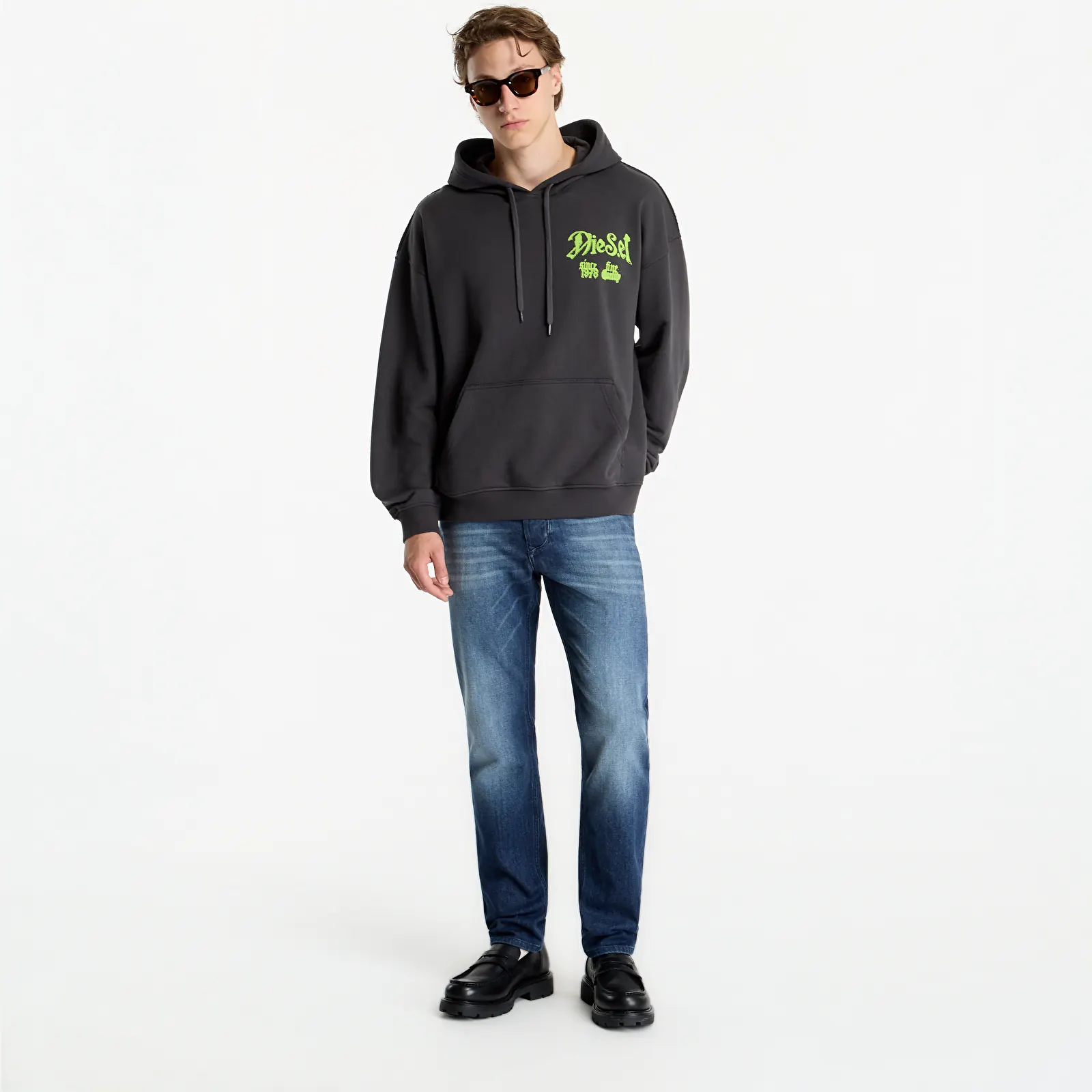 Hoodies and sweatshirts  Diesel S-Boxt-Hood-Aa2 Sweat-Shirt Stretch Limo