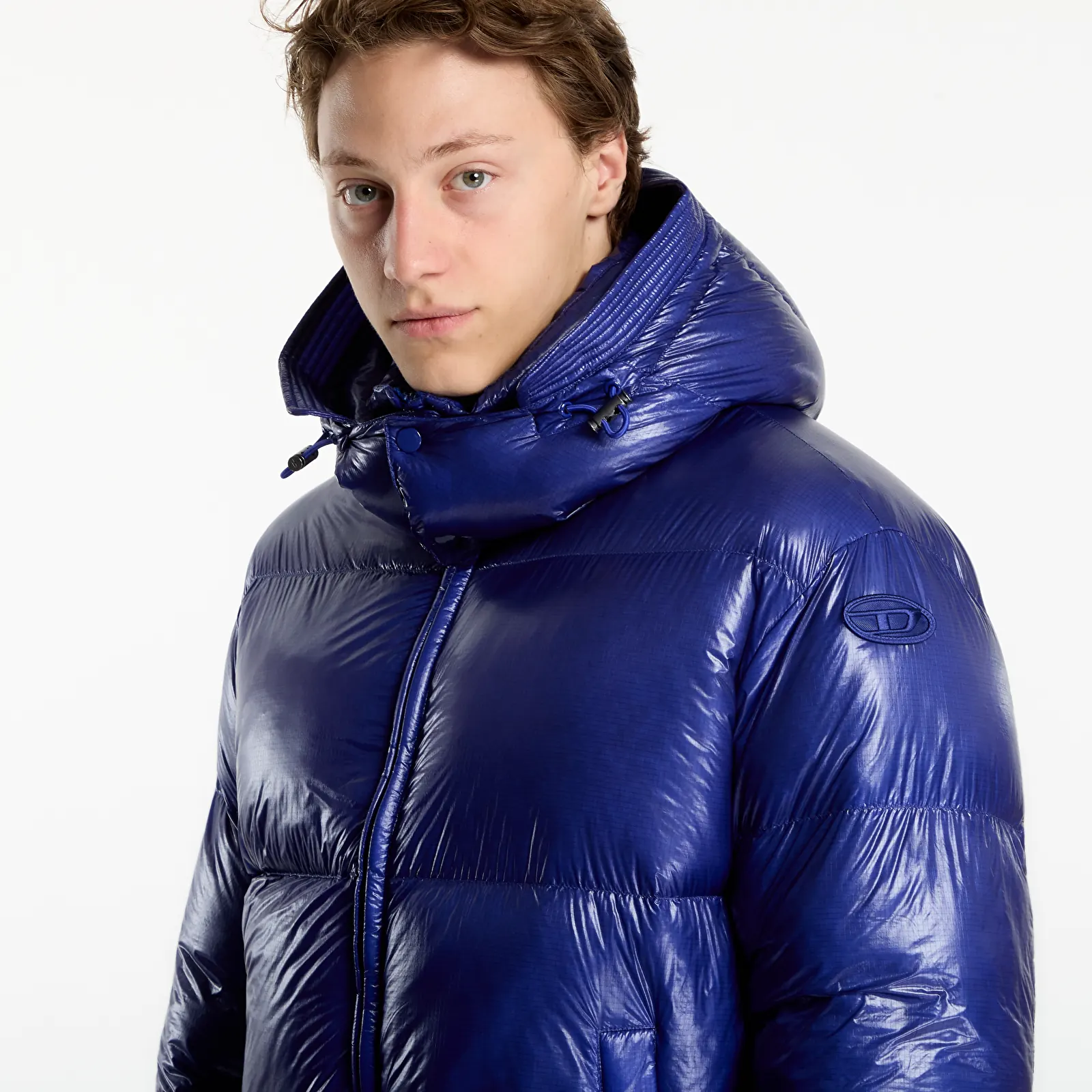 Péřovky Diesel W-Rolfys-Wrd-Bkcp Jacket Bluing