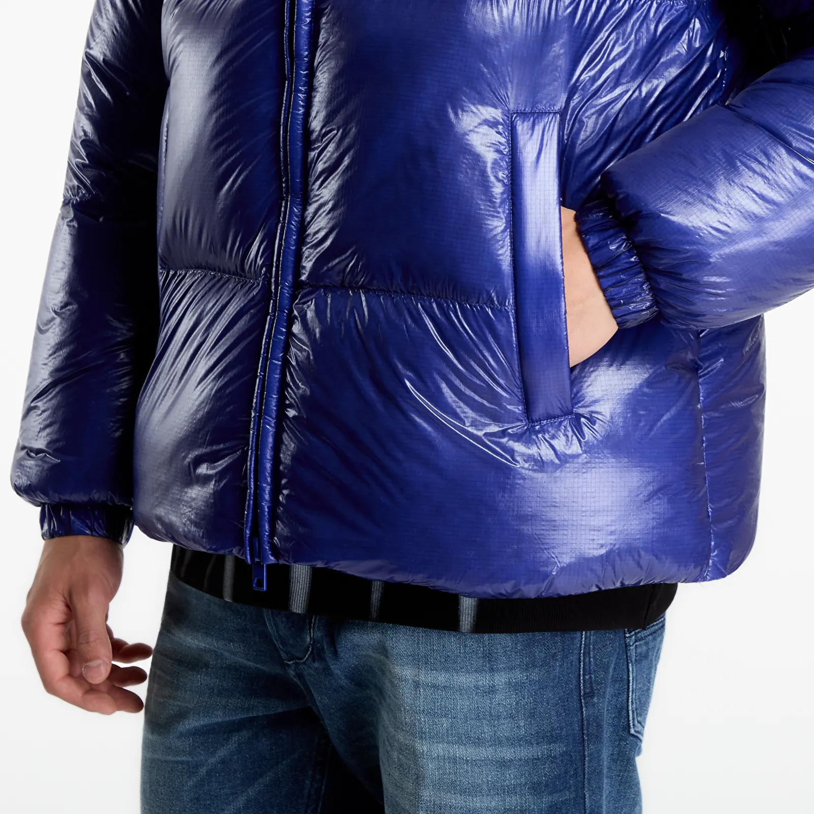 Péřovky Diesel W-Rolfys-Wrd-Bkcp Jacket Bluing