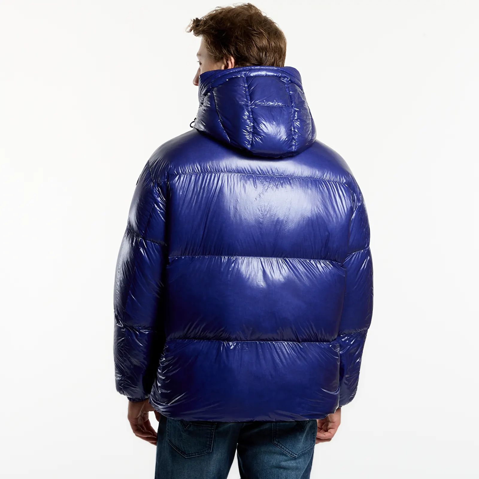 Péřovky Diesel W-Rolfys-Wrd-Bkcp Jacket Bluing