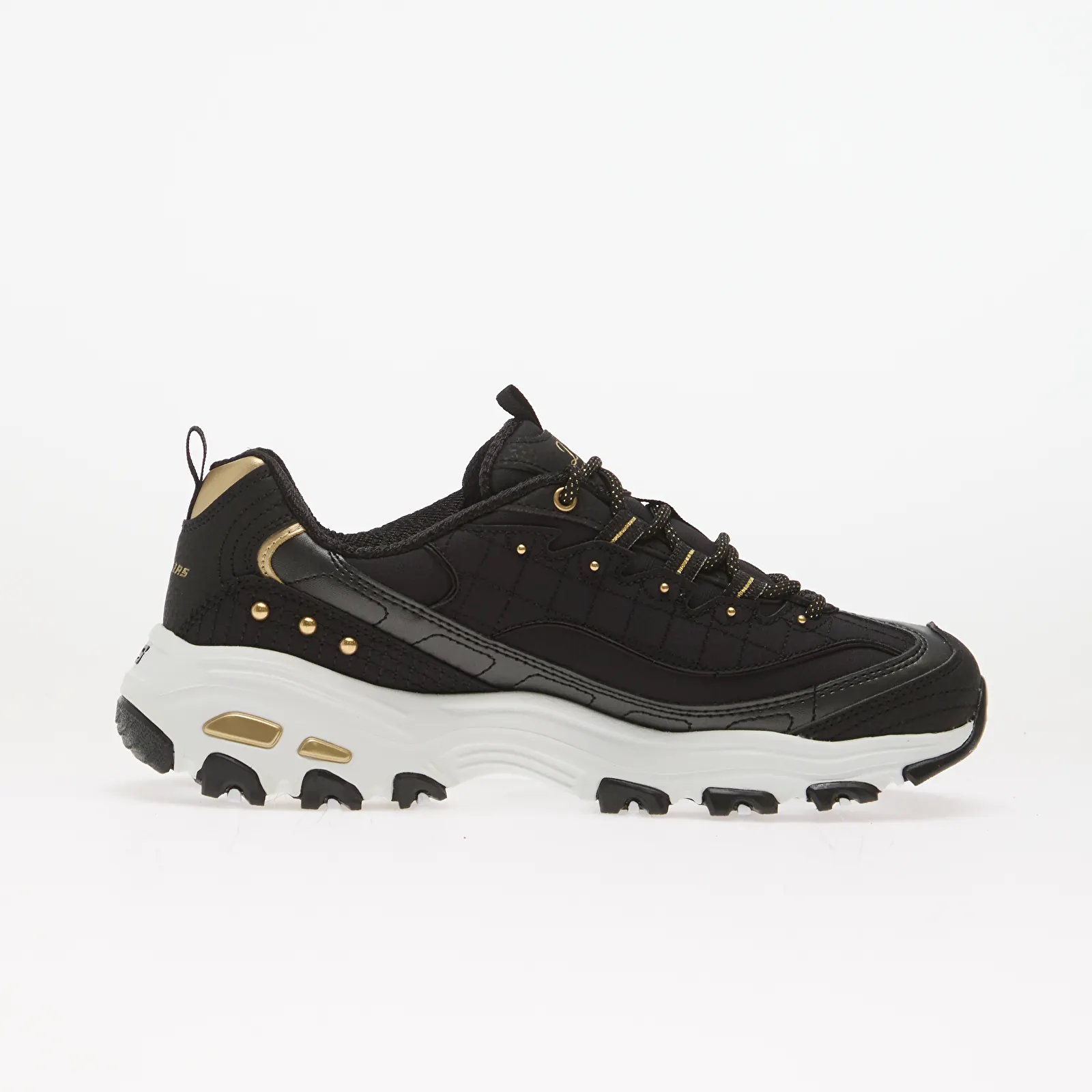 Joggesko og sko for kvinner Skechers D'Lites - Ladies Night Black Gold