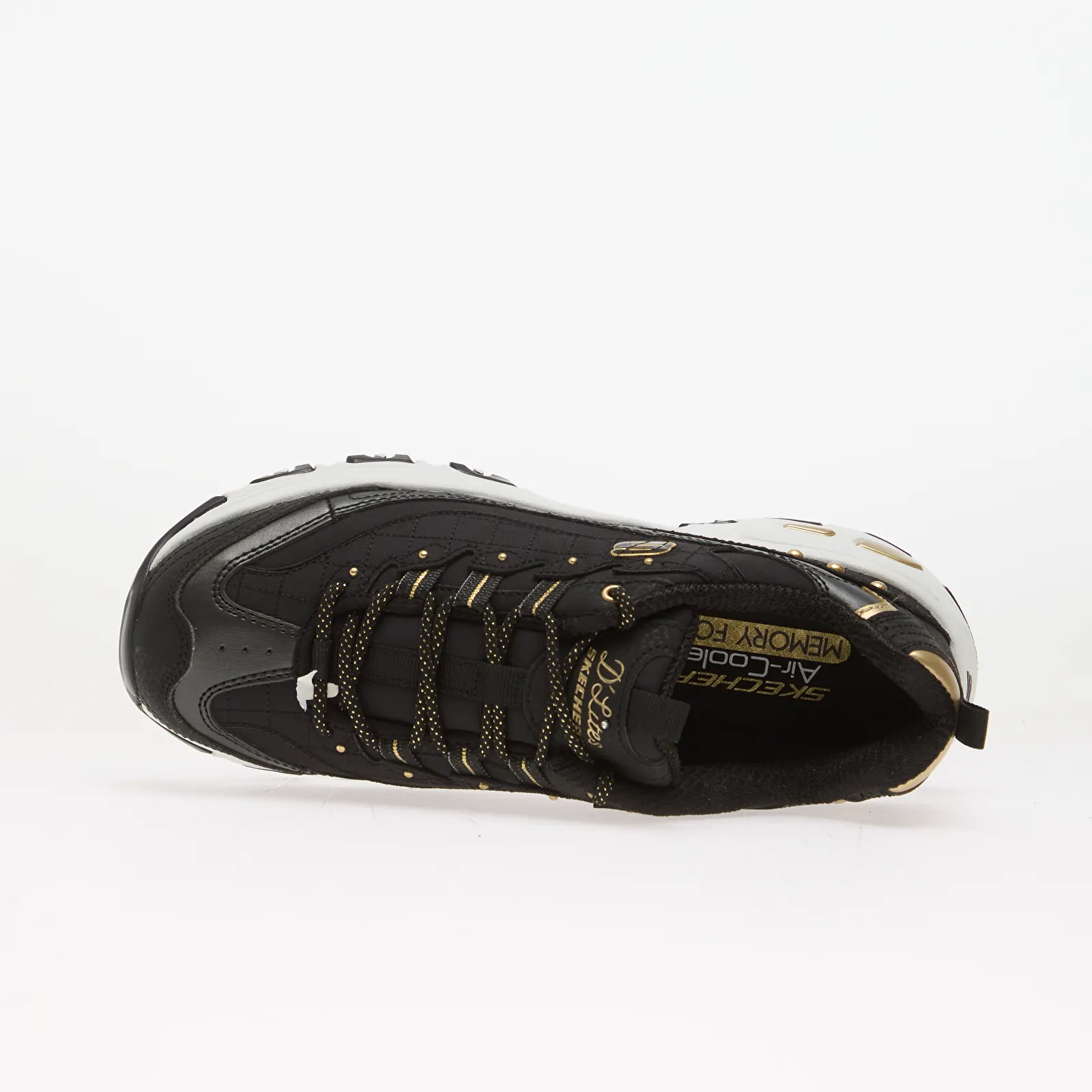 Joggesko og sko for kvinner Skechers D'Lites - Ladies Night Black Gold