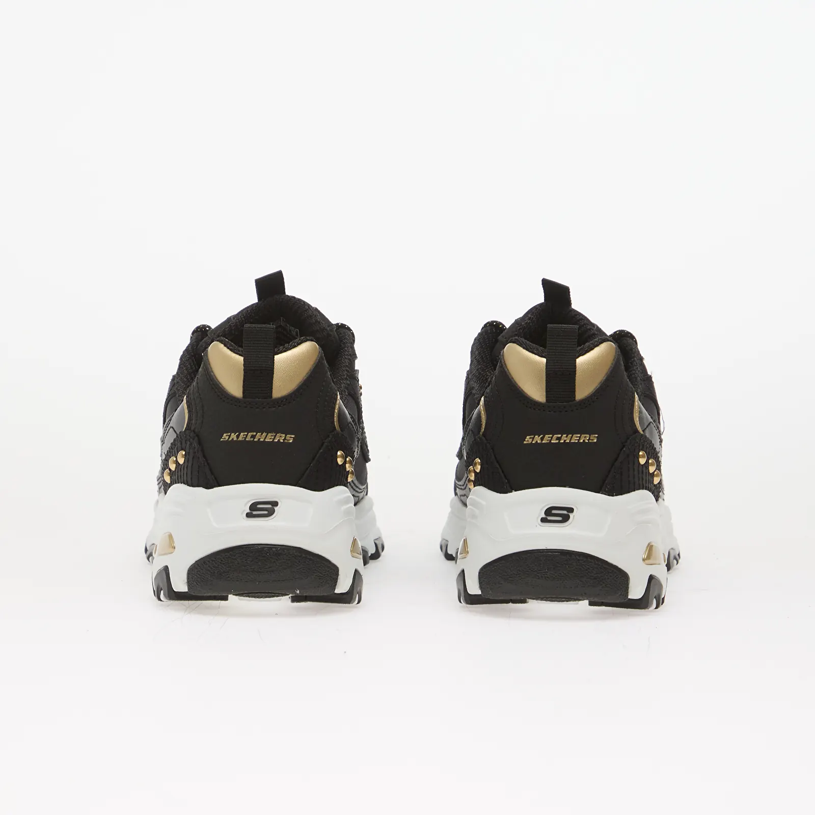 Joggesko og sko for kvinner Skechers D'Lites - Ladies Night Black Gold