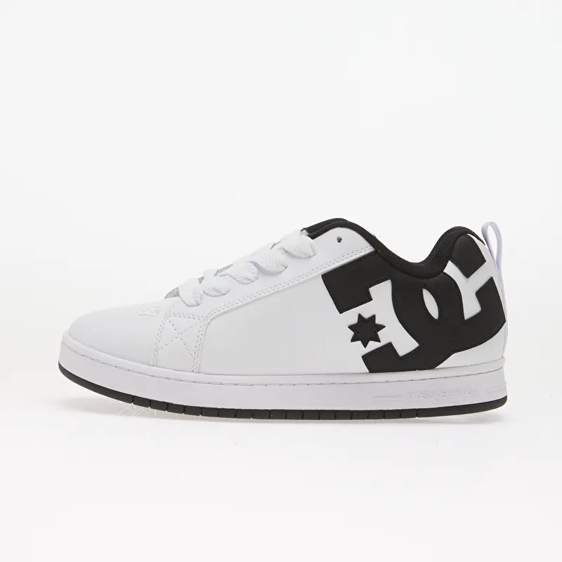 DC Court Graffik White/ Black/ Black