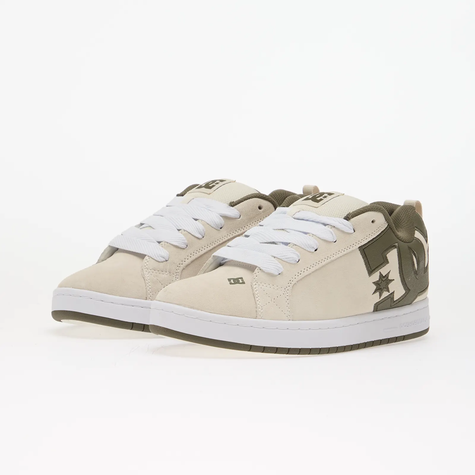 Men's sneakers and shoes DC Court Graffik Olive/ Citrus