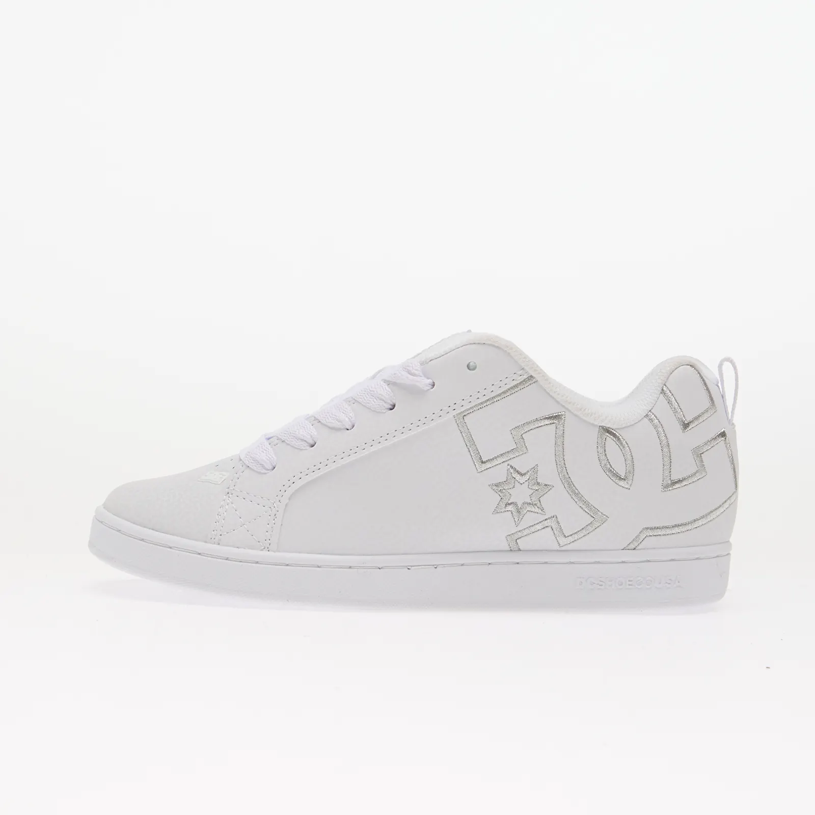 Încălțăminte și sneakerși pentru femei DC Court Graffik White/ Silver