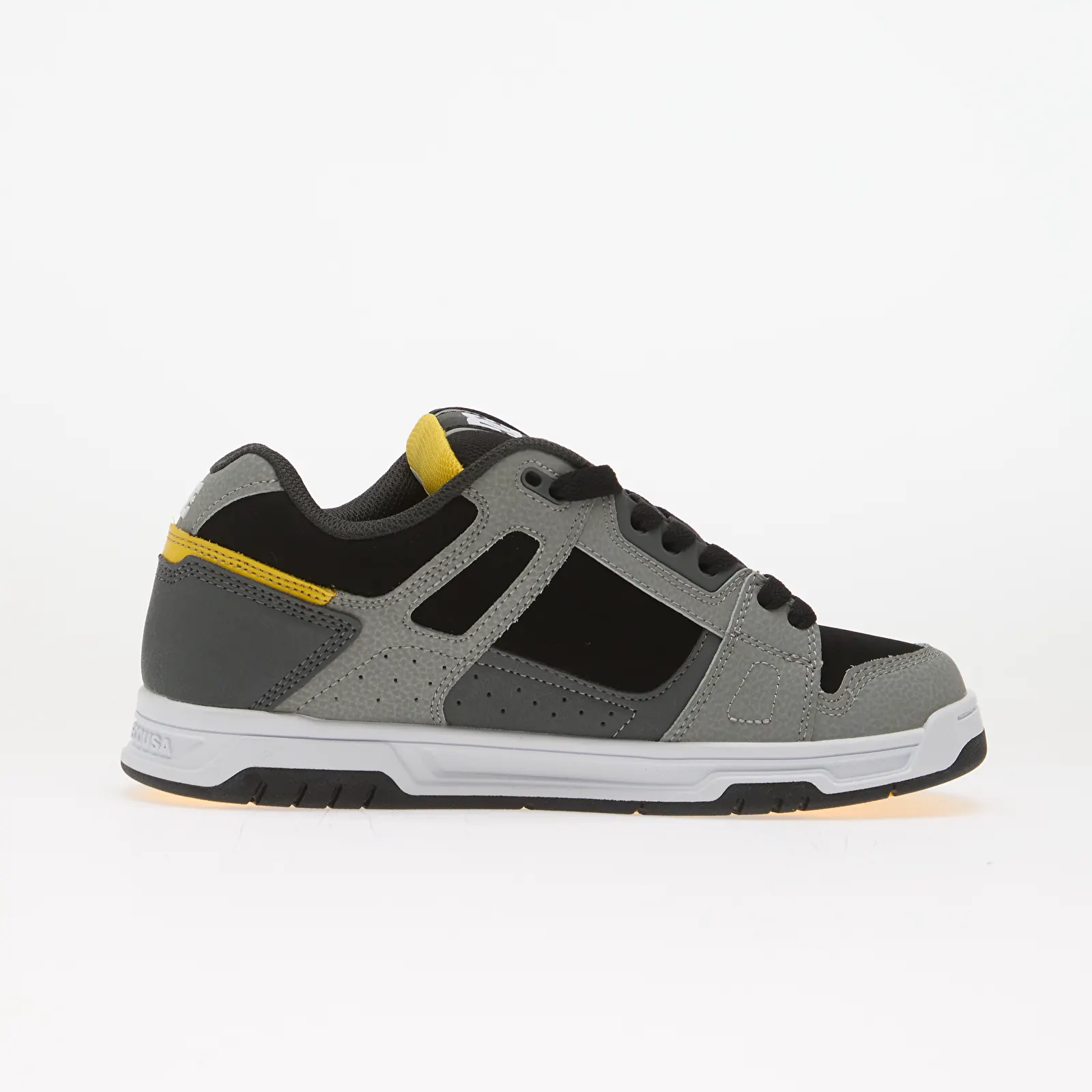 Încălțăminte și sneakerși pentru bărbați DC Stag Grey/ Yellow