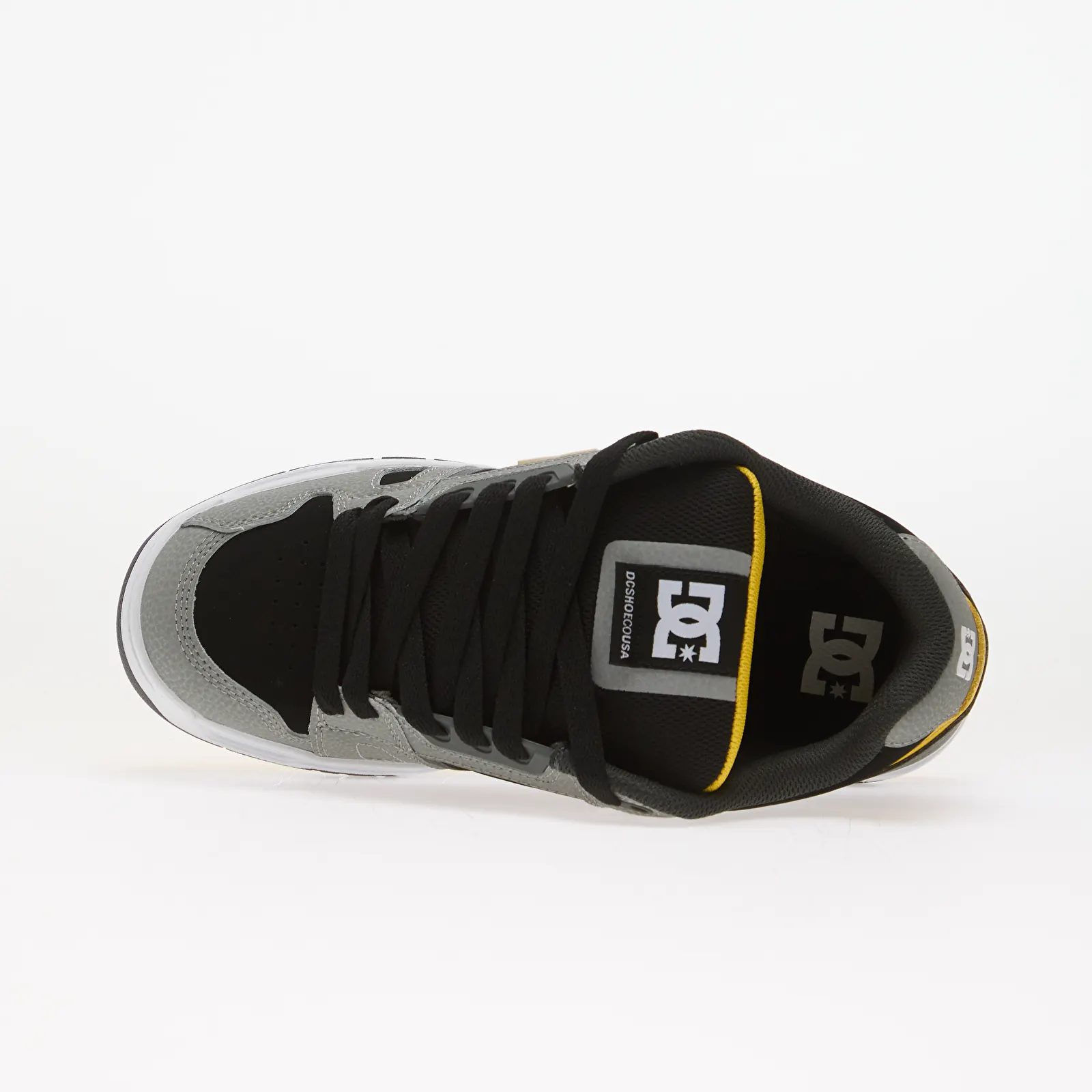 Încălțăminte și sneakerși pentru bărbați DC Stag Grey/ Yellow