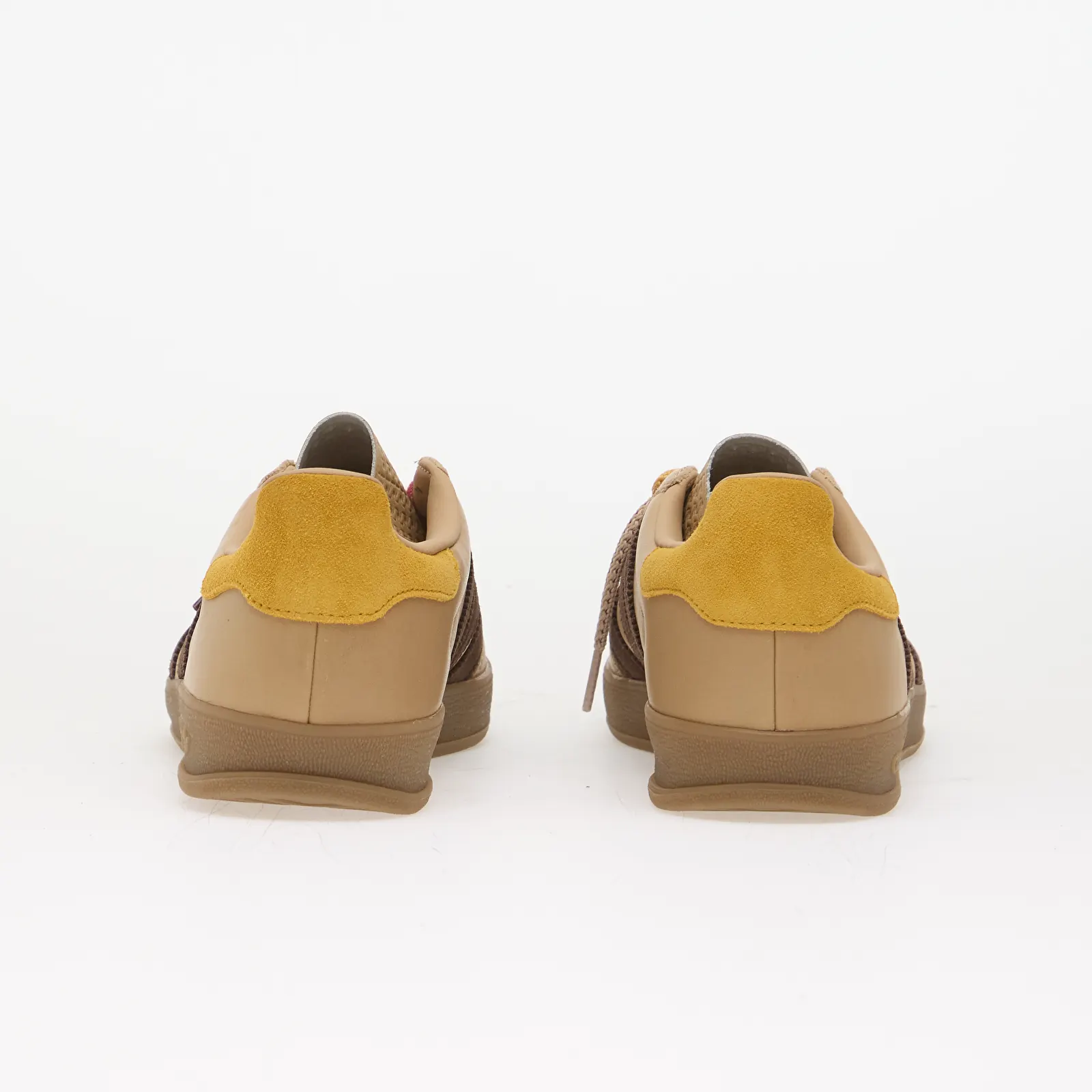 Women's sneakers and shoes adidas Gazelle Indoor Magic Beige/ Brown/ Preloved Yellow