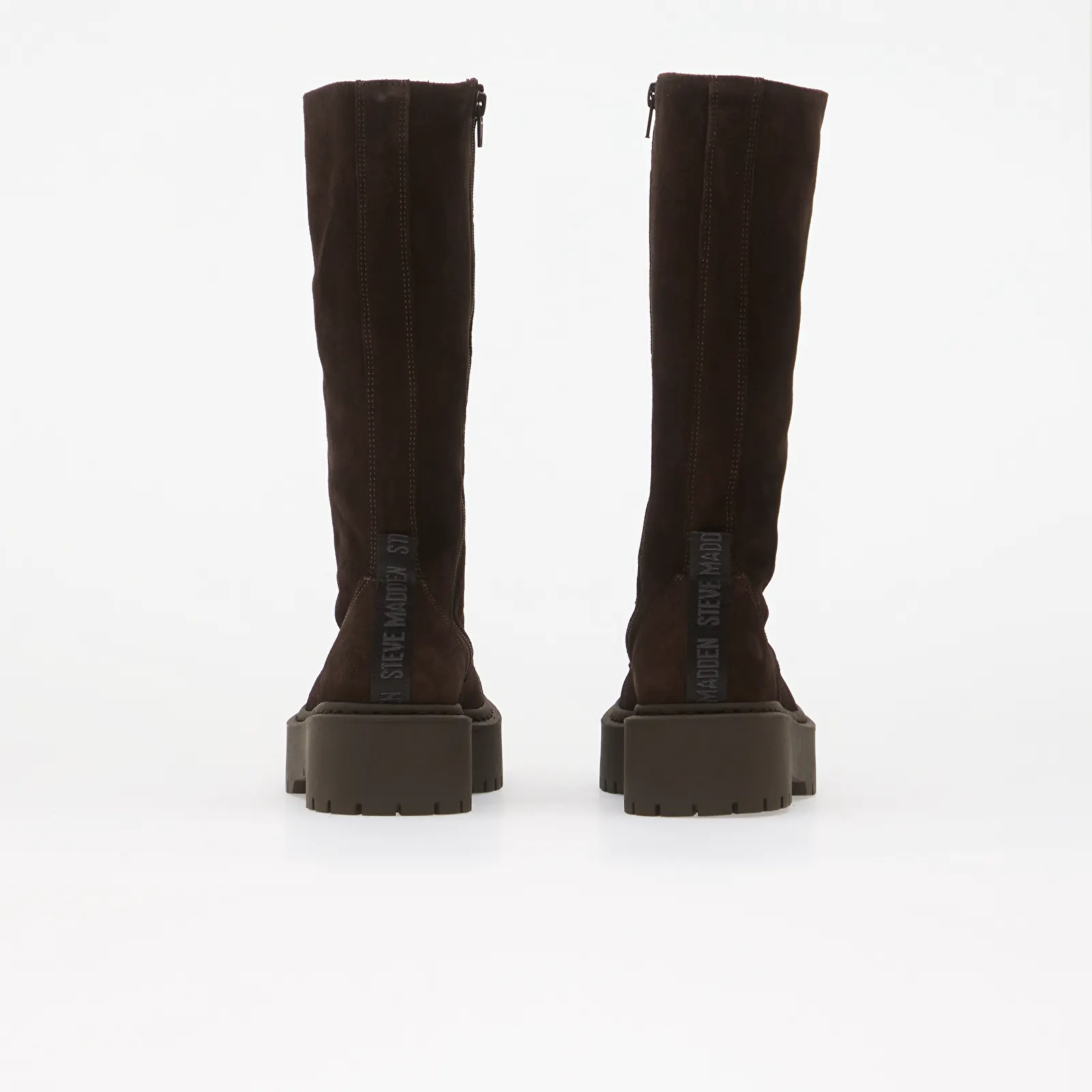 Women's boots Steve Madden Vroom Chocolate Brown Suede