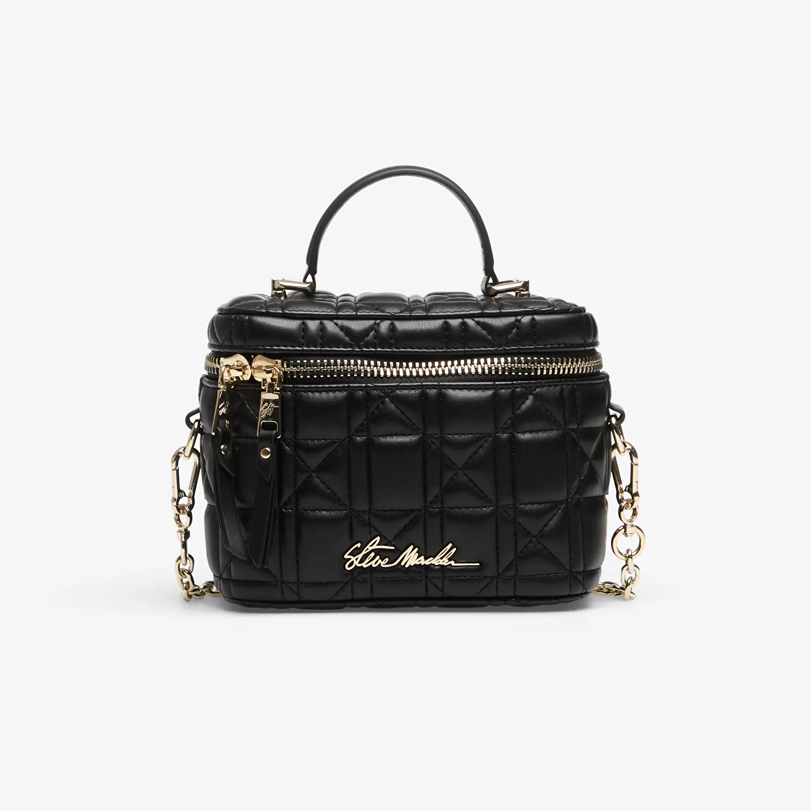 Handtaschen Steve Madden Bpeglisi Black/ Gold