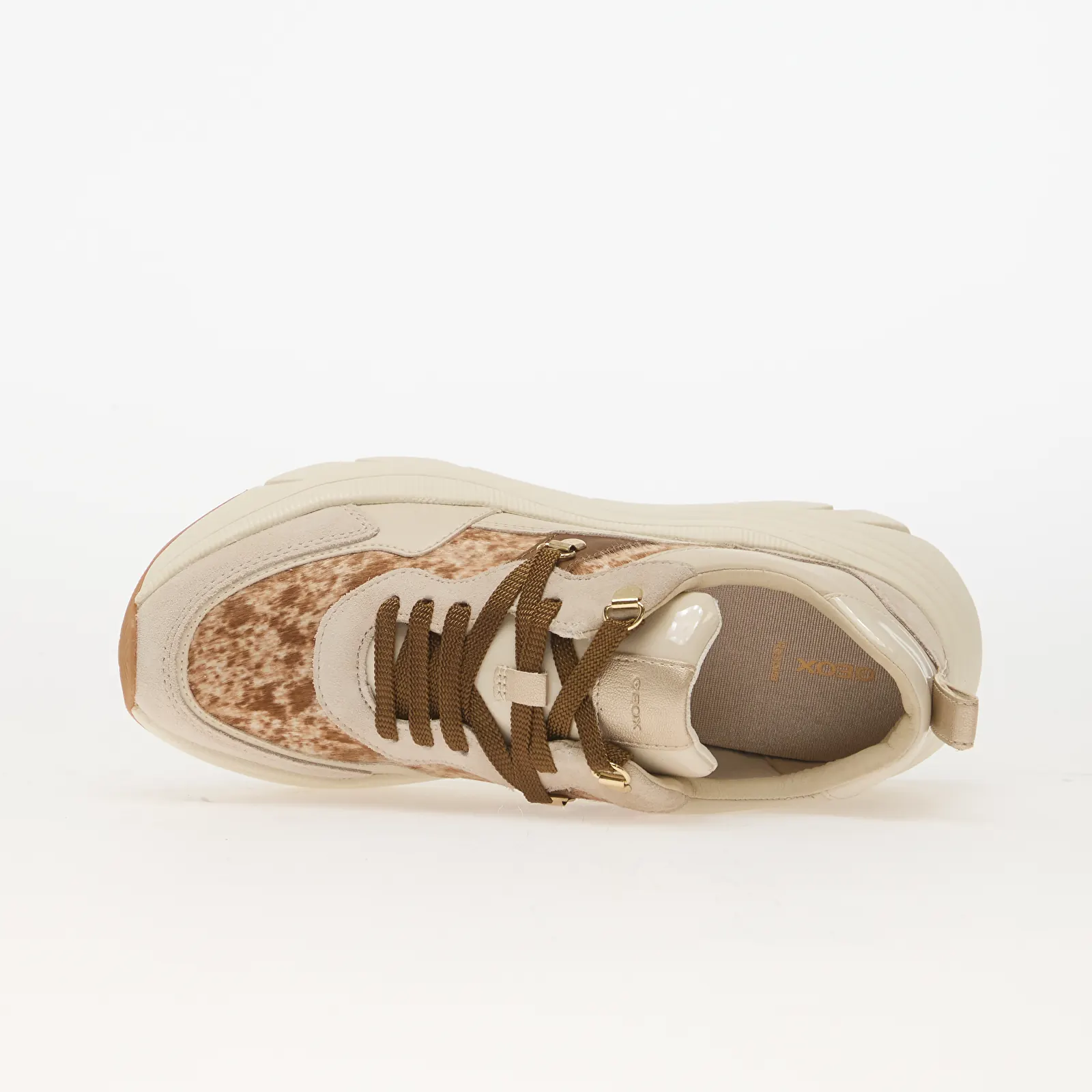 Dámske tenisky Geox Diamanta Papyrus/ Light Sand