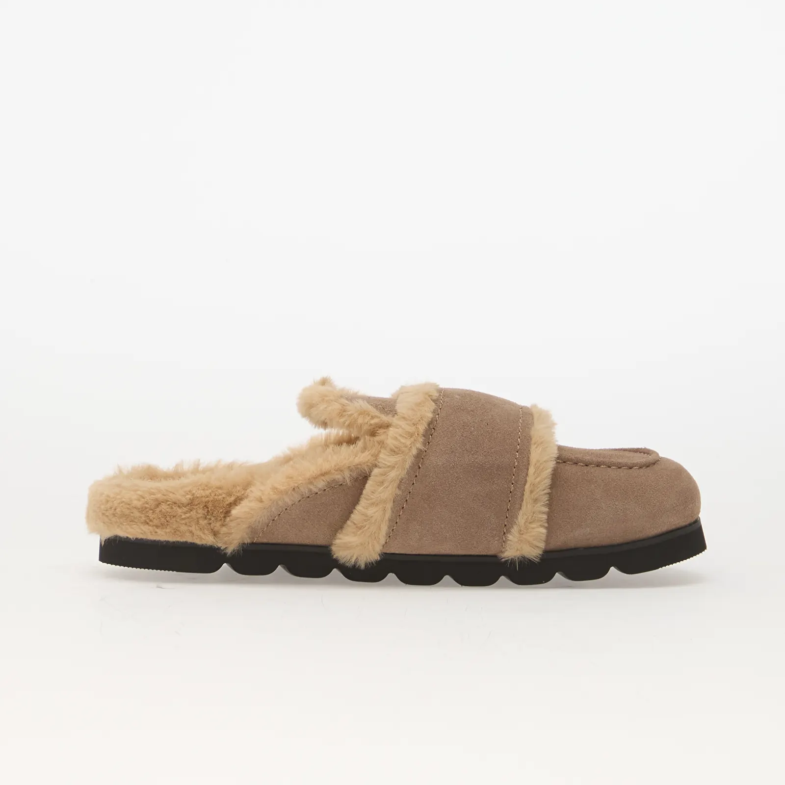 Claquettes femme Steve Madden Bomb-Sm Taupe Suede
