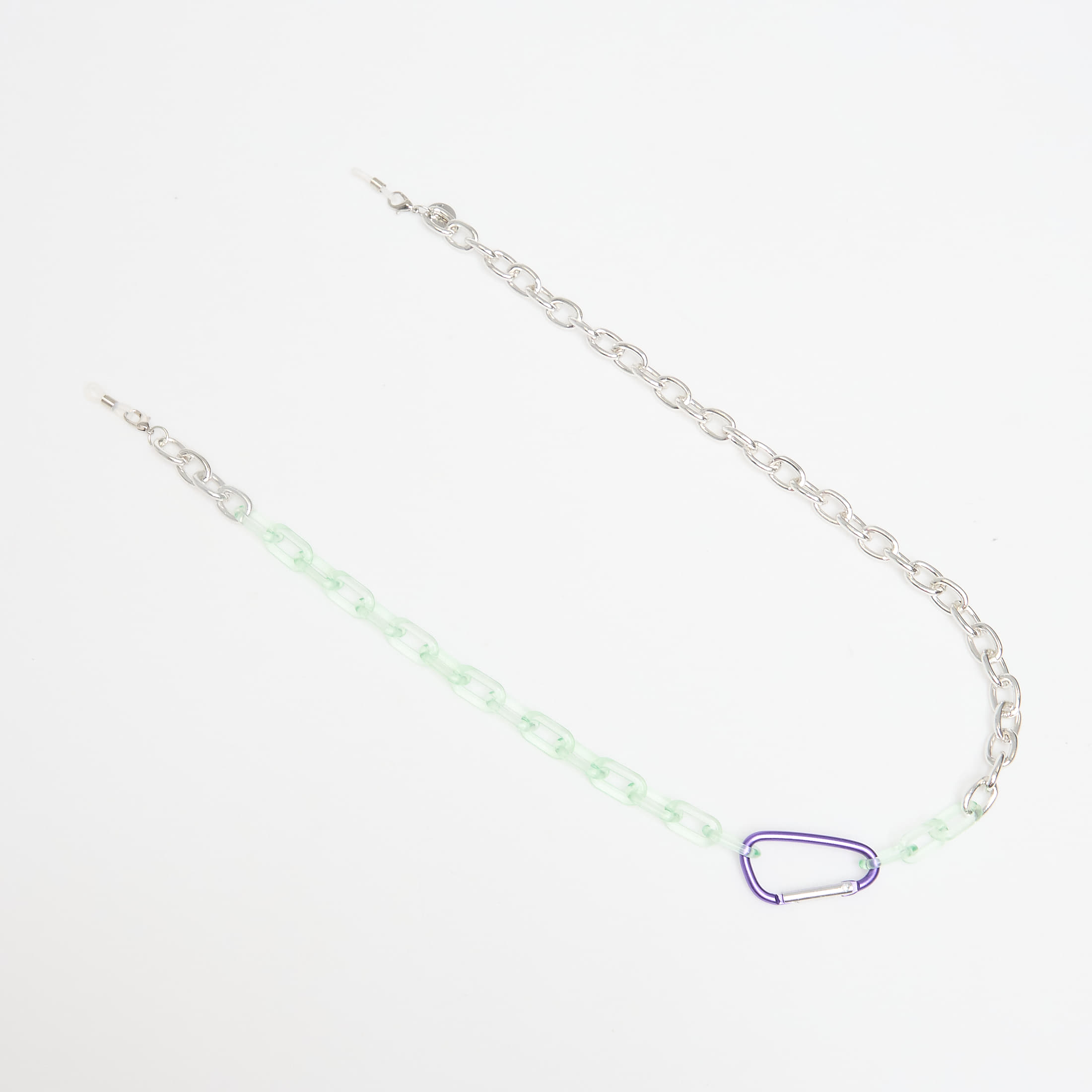 D.Franklin Link Chain Green / Silver Green, Silver Universal