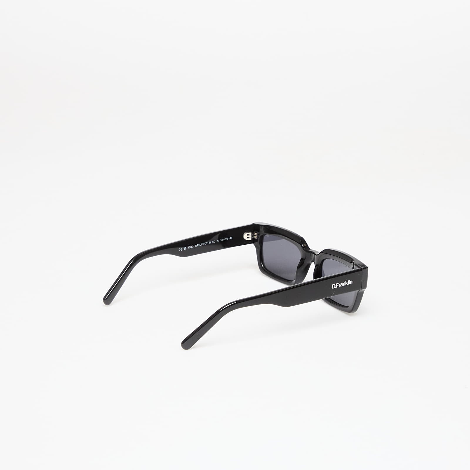 Lunettes de soleil pour hommes D.Franklin Tokyo Low Black / Black Black