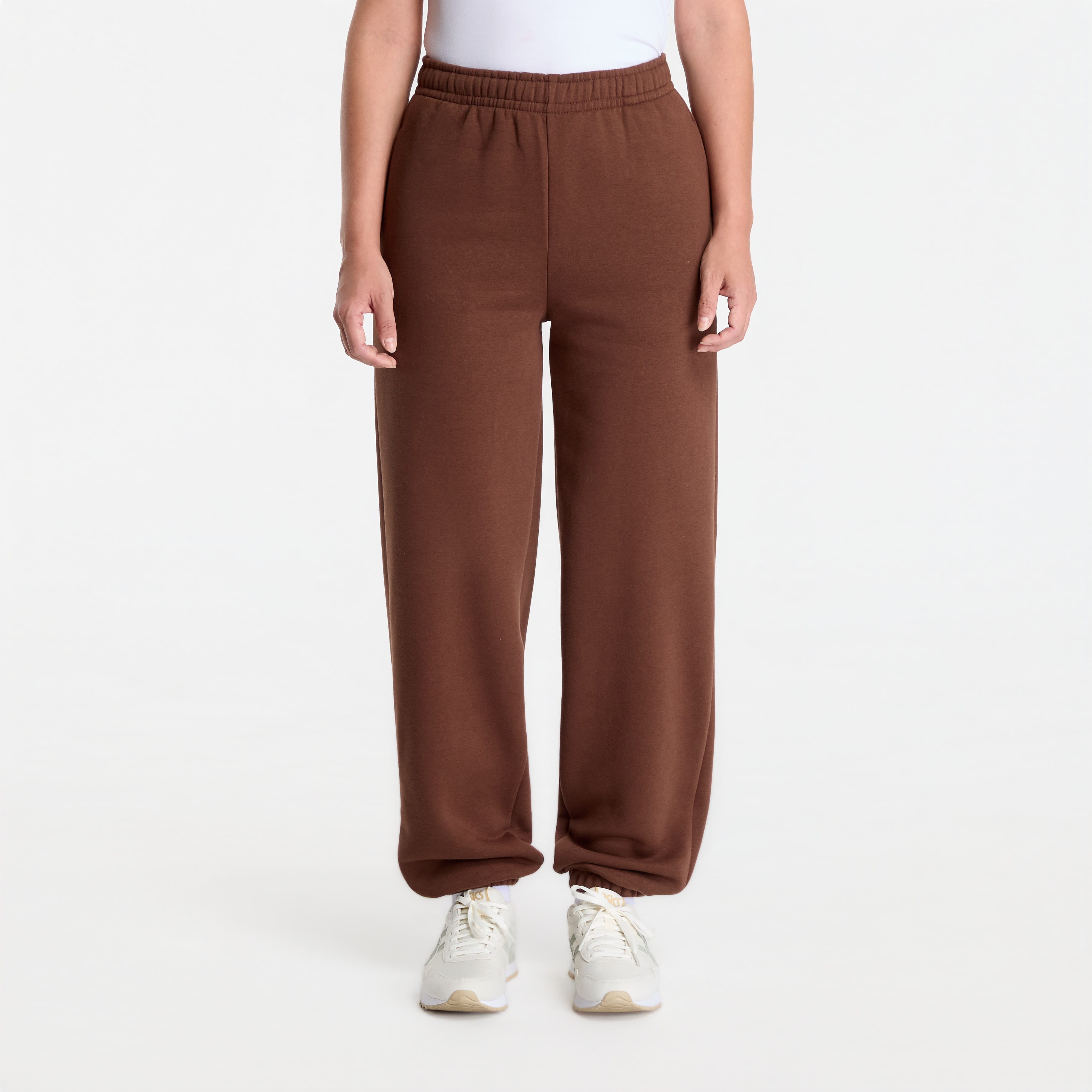 Потници Urban Classics Fluffy Sweatpants Chocolate Brown L
