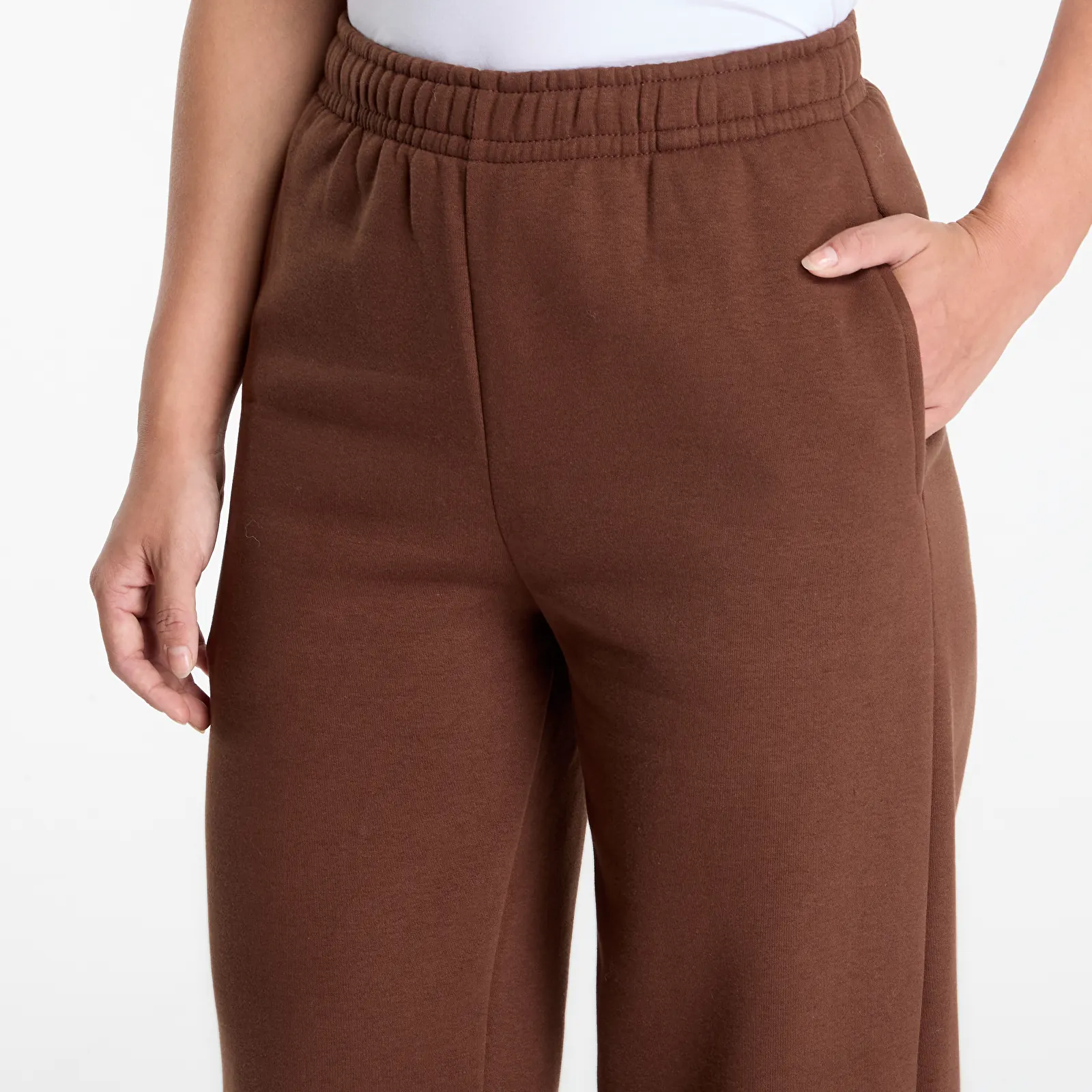 Sweatpants Urban Classics Fluffy Sweatpants Chocolate Brown