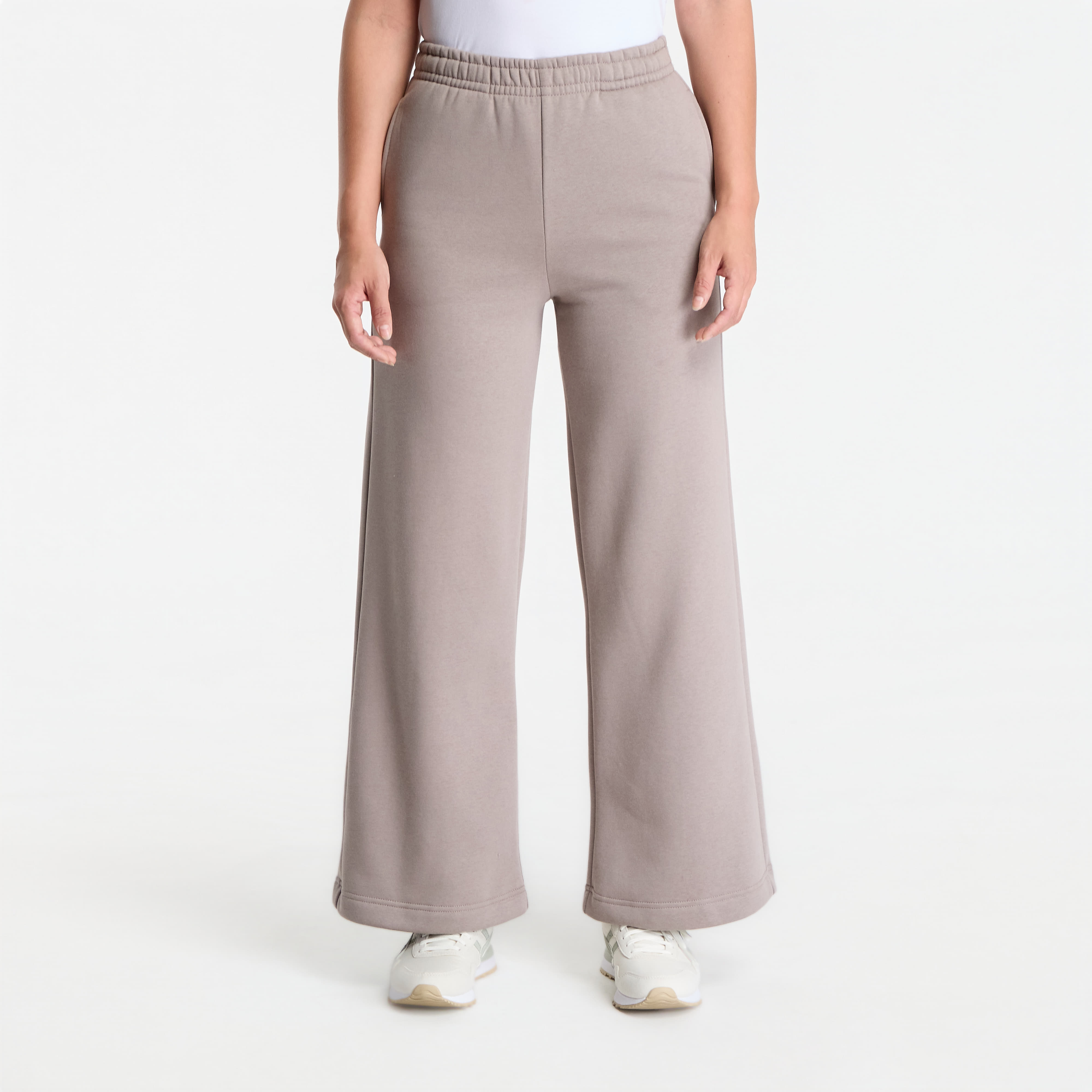 Потници Urban Classics Fluffy Wideleg Trackpants Deep Taupe S
