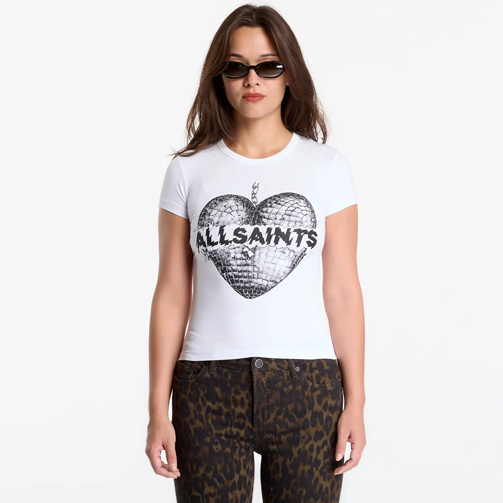T-shirts AllSaints Reflect Stevie Tee Optic White