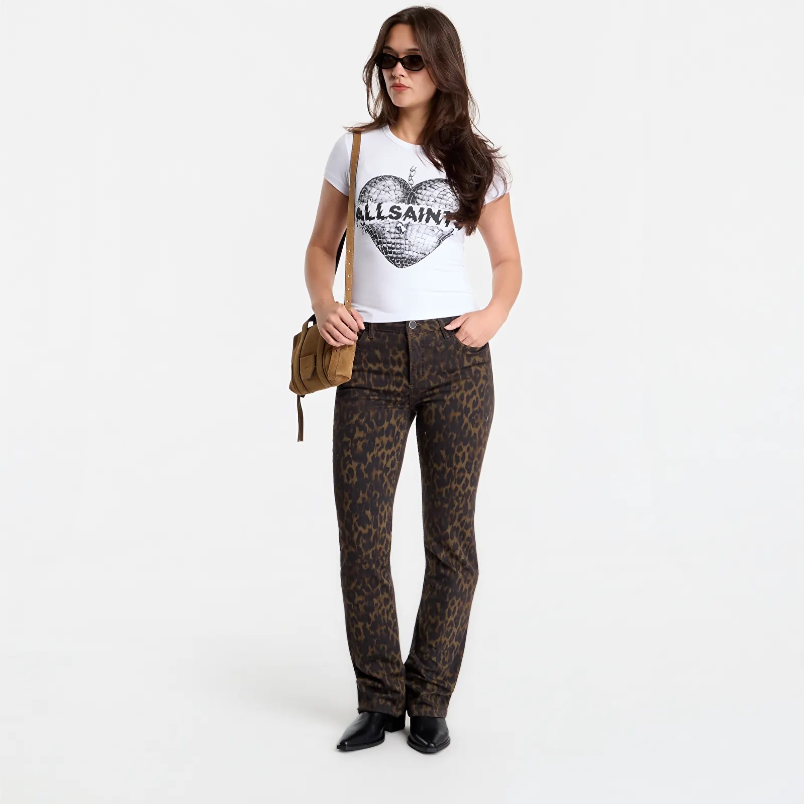 T-shirts AllSaints Reflect Stevie Tee Optic White