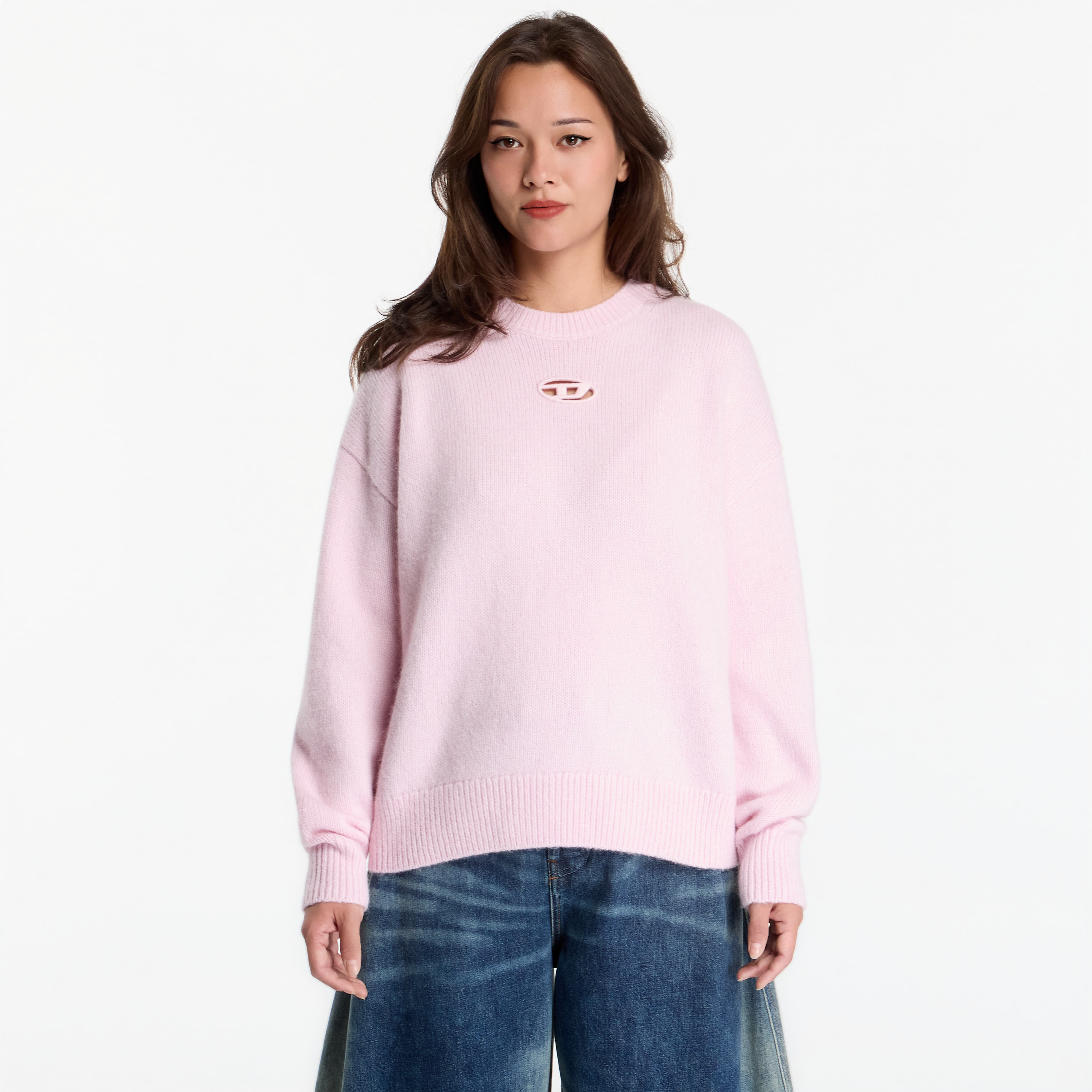 Пуловер Diesel M-Areeta Knitwear Aurora Pink M
