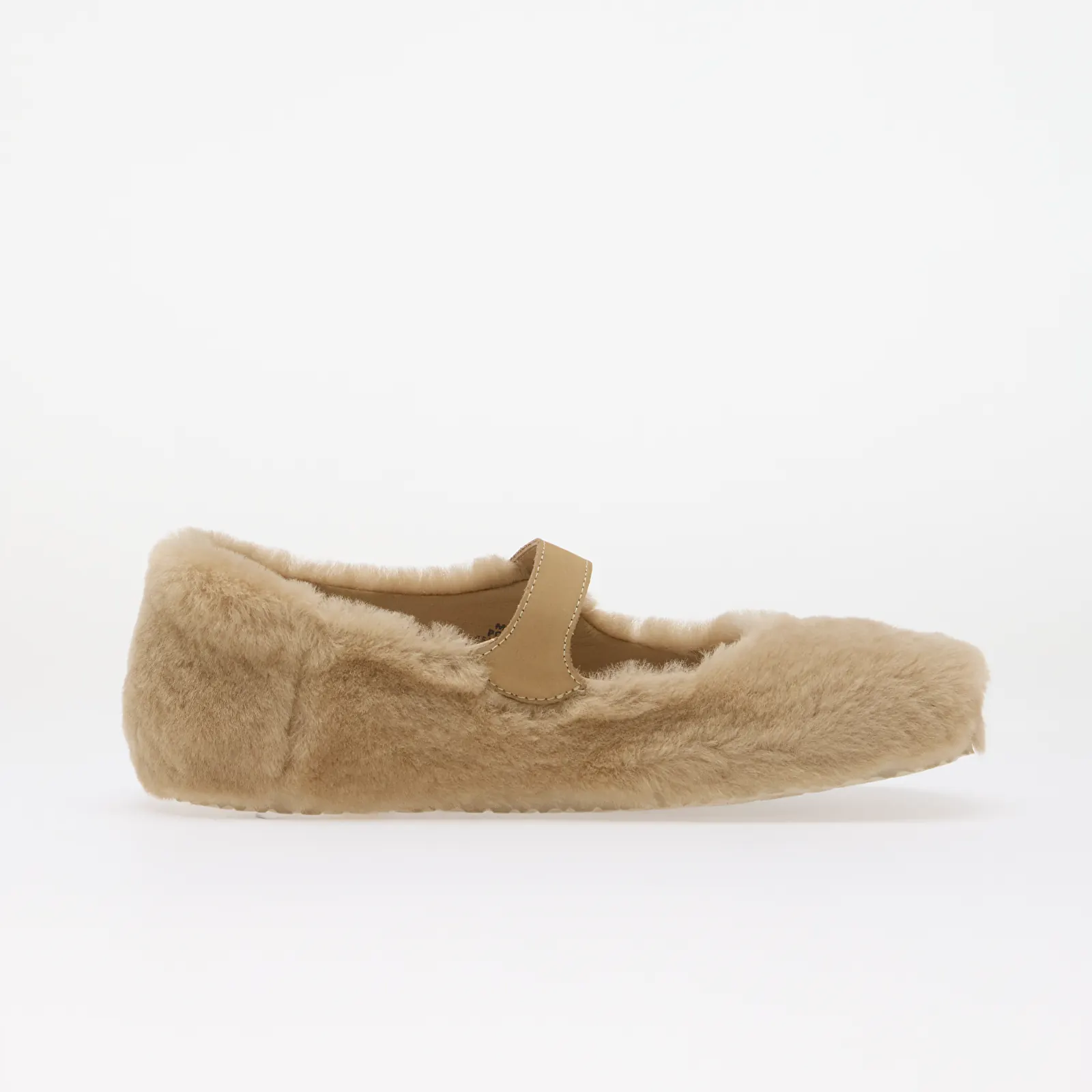 Damen Ballerinas Birkenstock Santa Clarita Shearling Upper Sandcastle