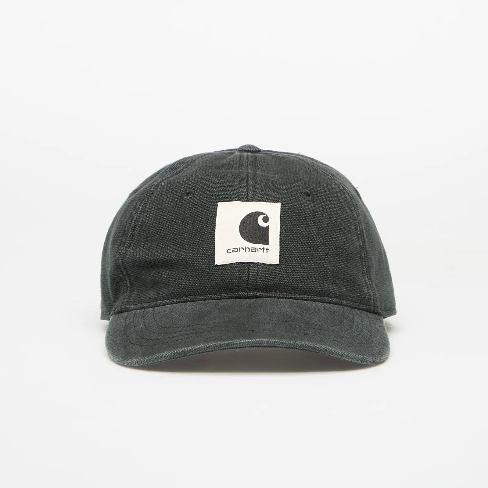 Casquettes pour hommes Carhartt WIP Canvas Cap Raven Stone Washed
