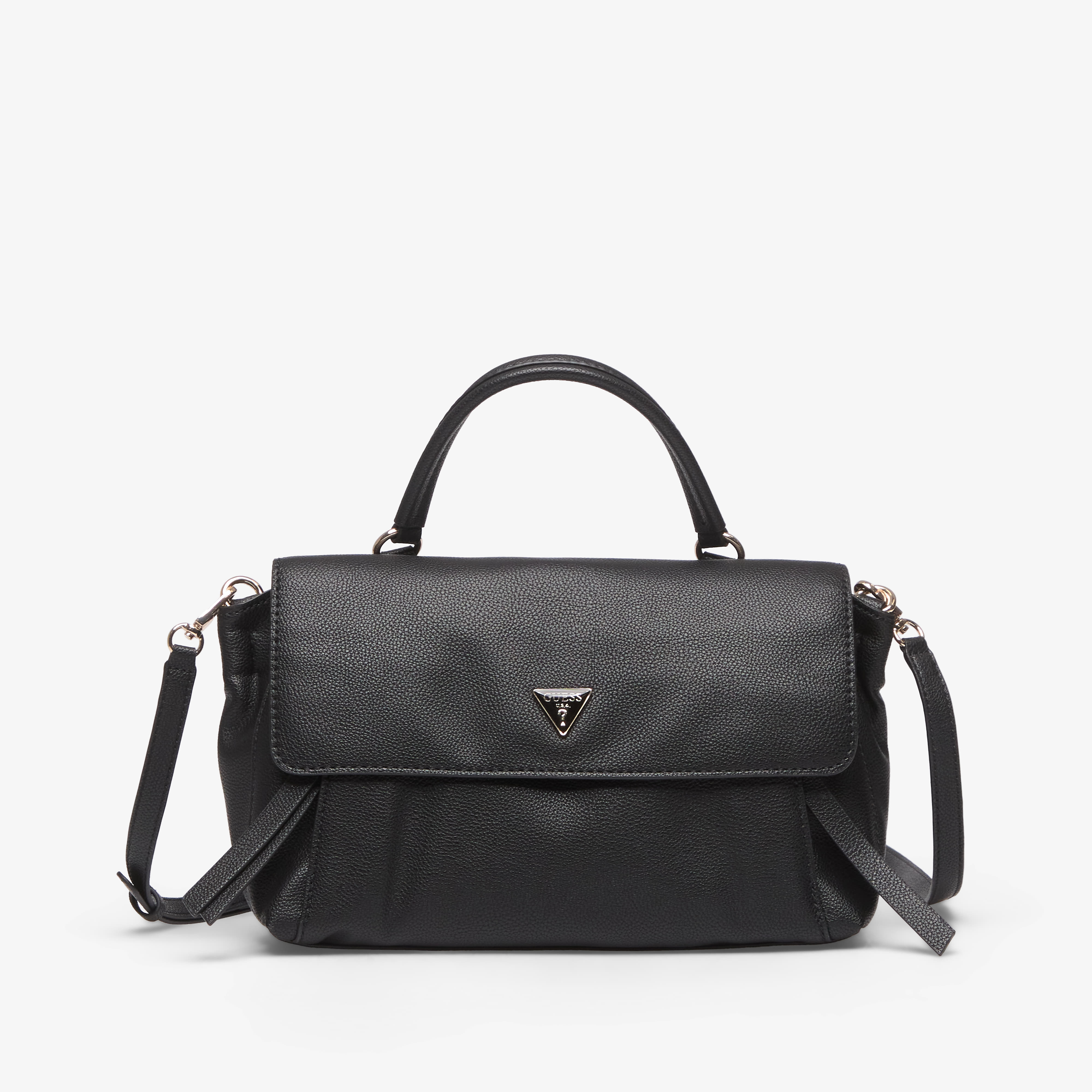 GUESS Devon Top Handle Flap Black Universal