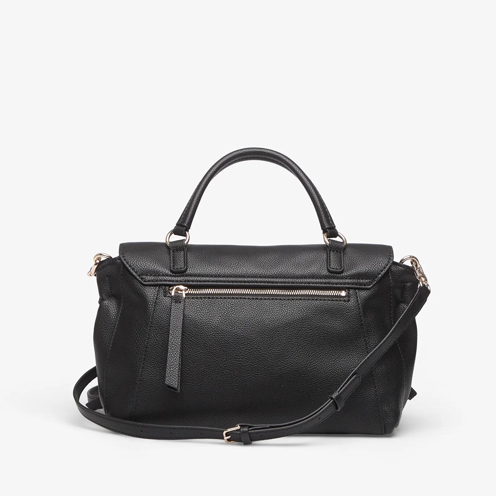 Torebki GUESS Devon Top Handle Flap Black