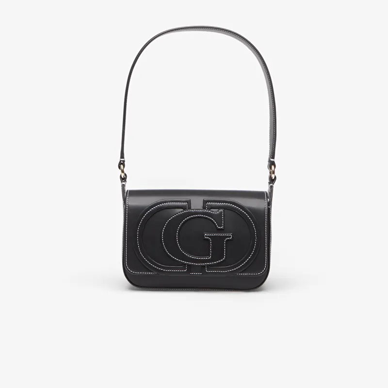 GUESS Ruby Flap Shoulder Bag Black