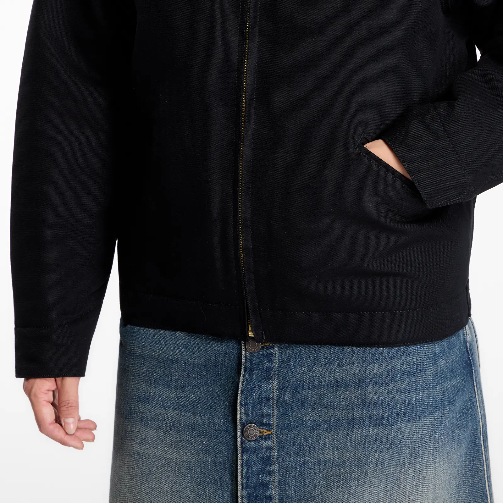 Vestes pour hommes Carhartt WIP OG Detroit Jacket Black/ Black UNISEX