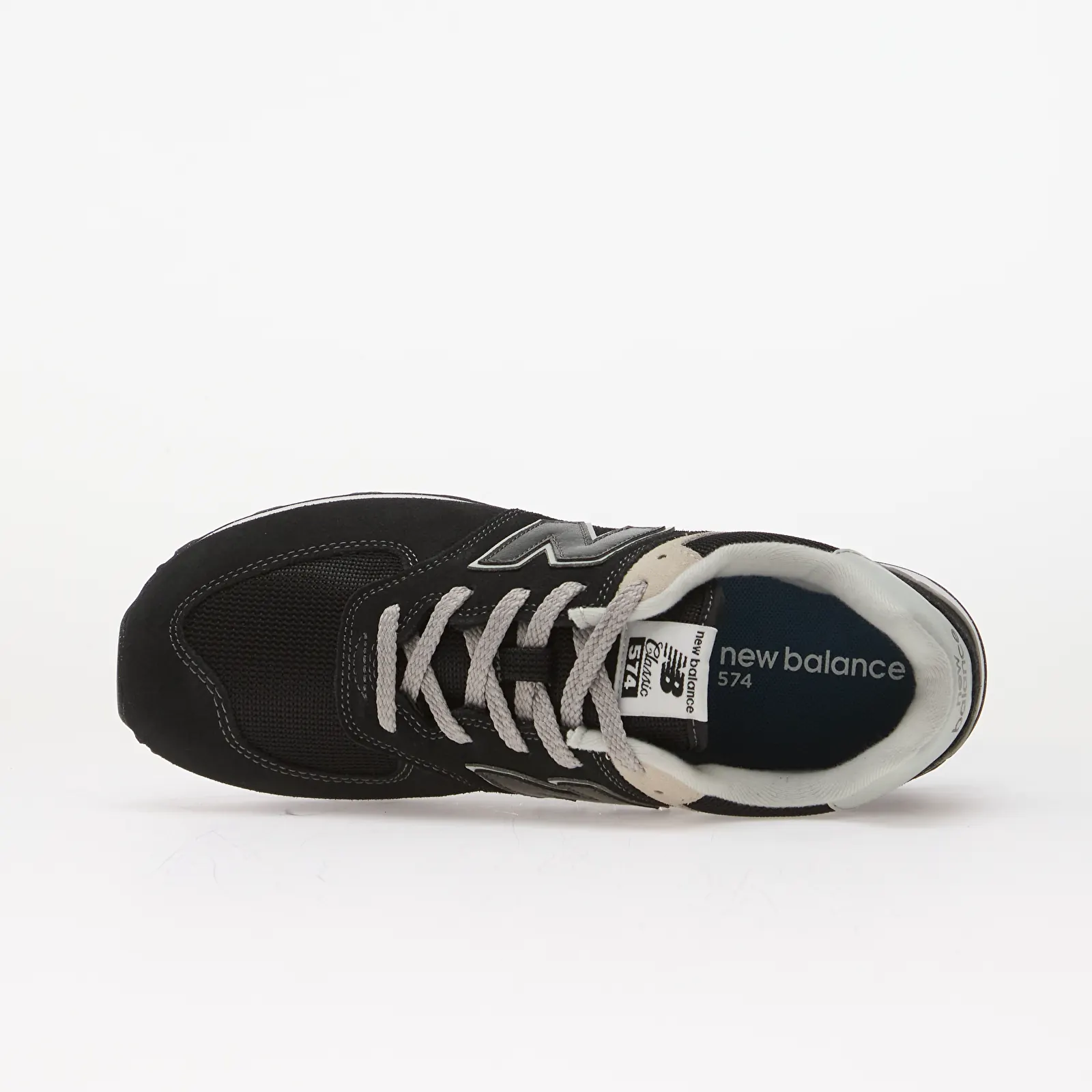 Herenschoenen New Balance 574 Kids Black/ White Evb