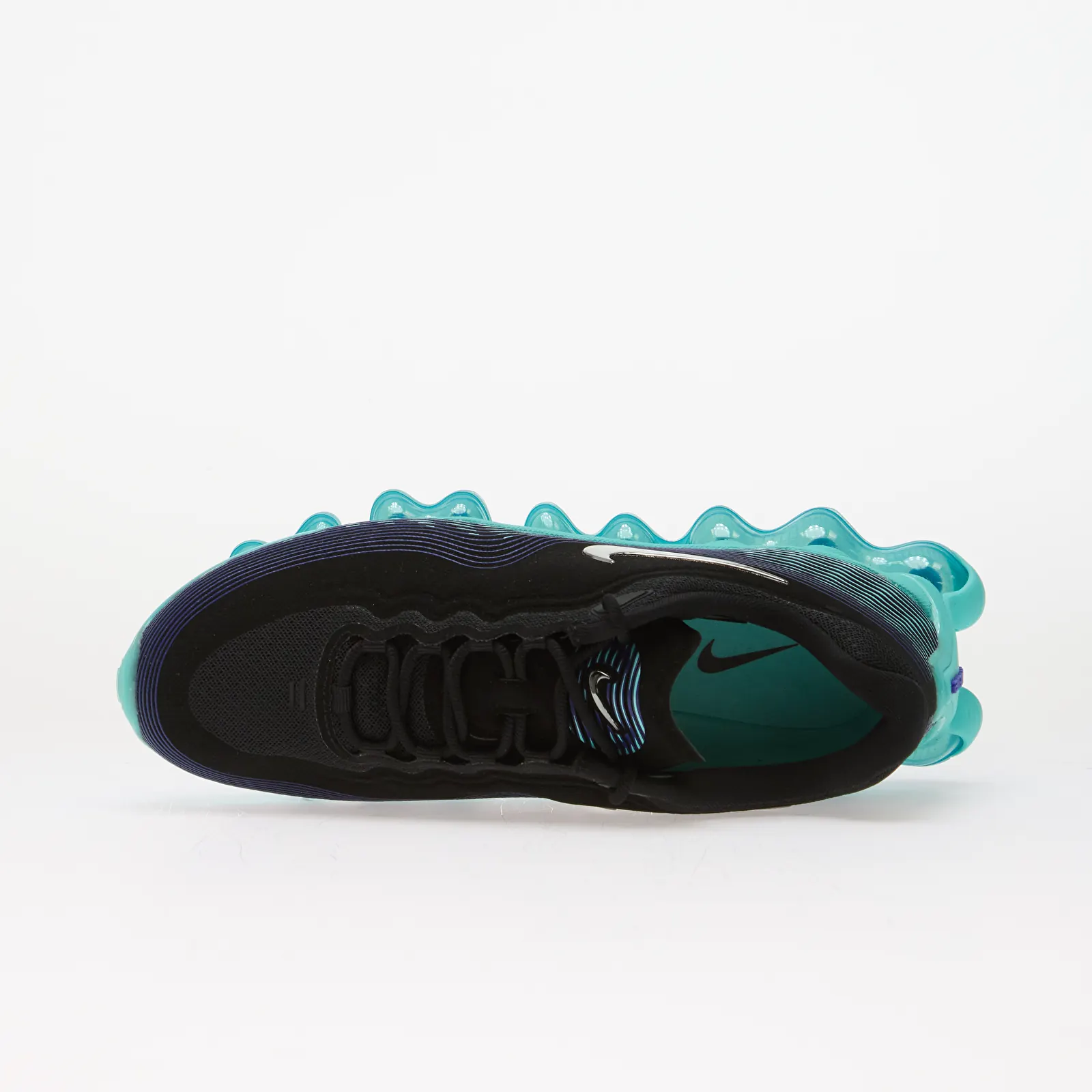 Men's sneakers and shoes Nike Air Liquid Max Black/ Chrome-Radiant Blue-Aurora Green