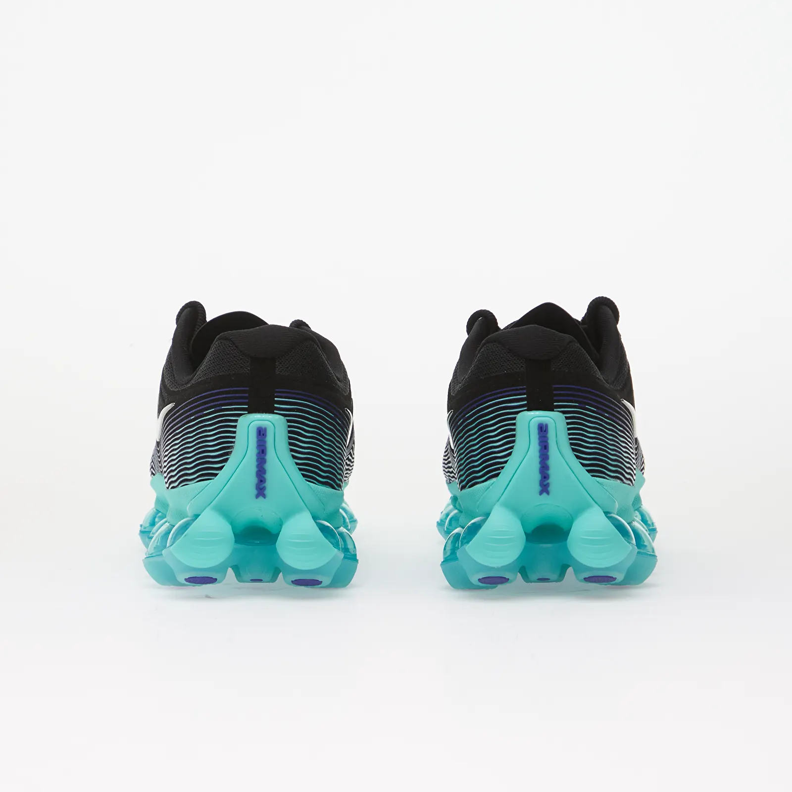 Men's sneakers and shoes Nike Air Liquid Max Black/ Chrome-Radiant Blue-Aurora Green