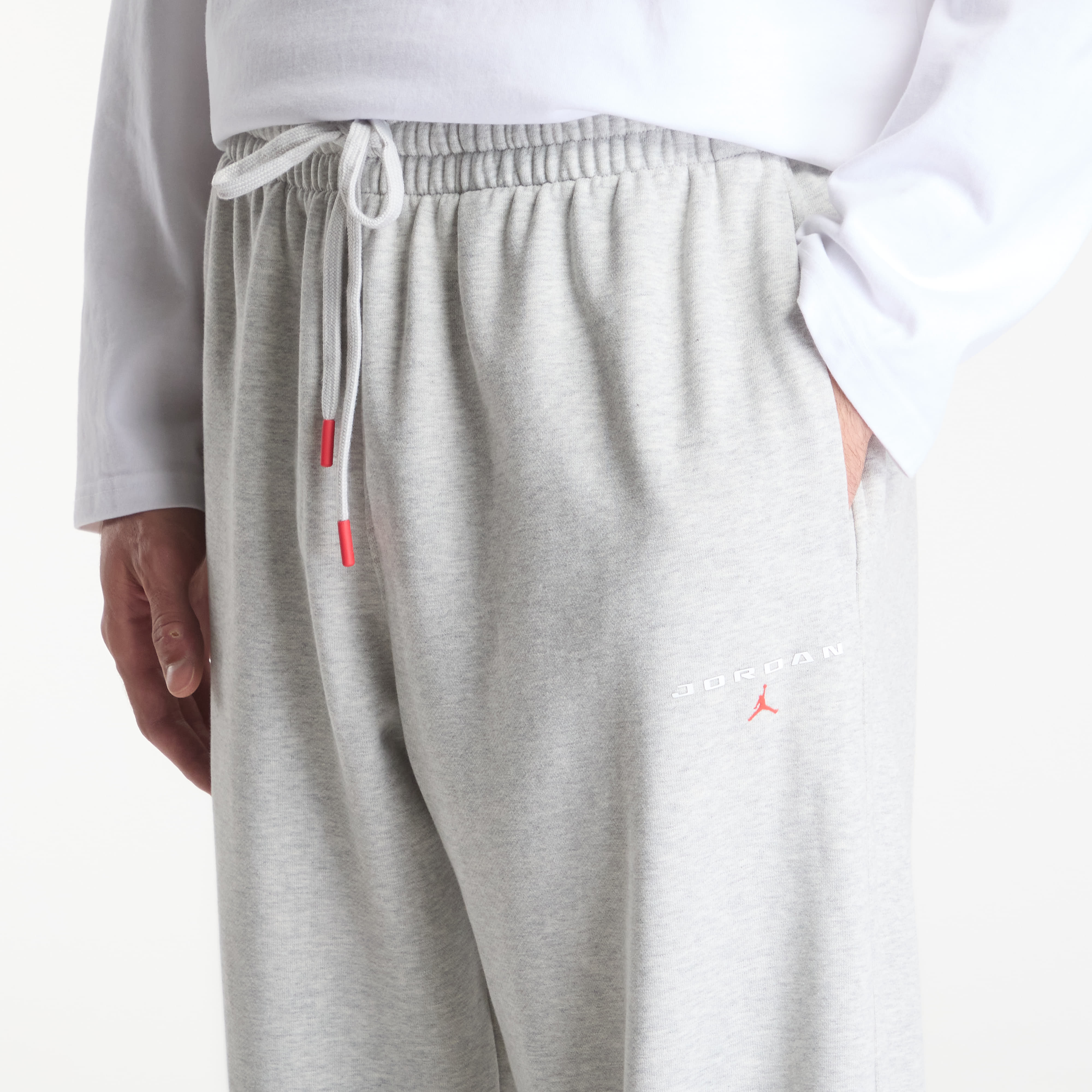 Παντελόνια Jordan Flight Fleece Men's Pants Grey Heather L