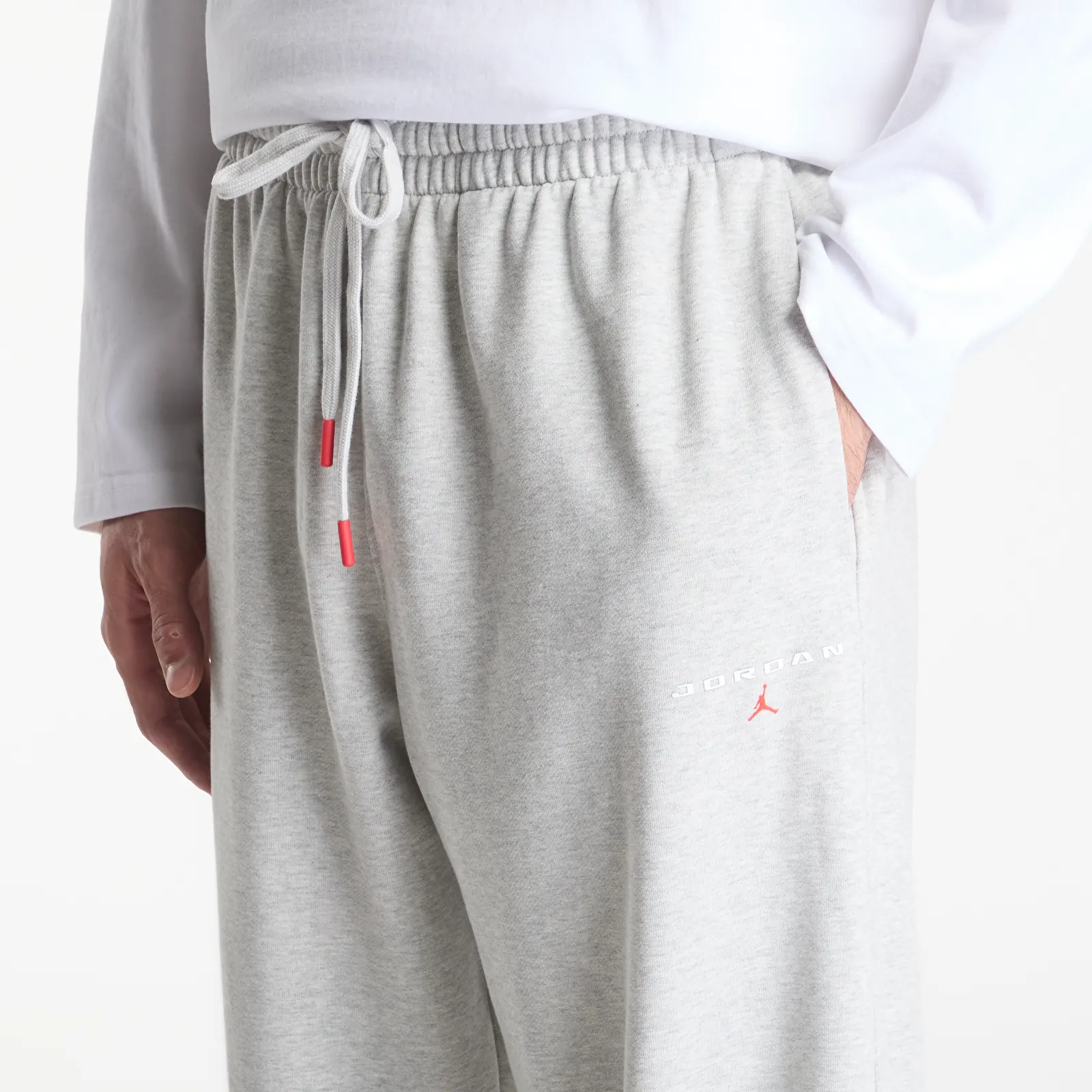 Pantaloni bărbați Jordan Flight Fleece Men's Pants Grey Heather