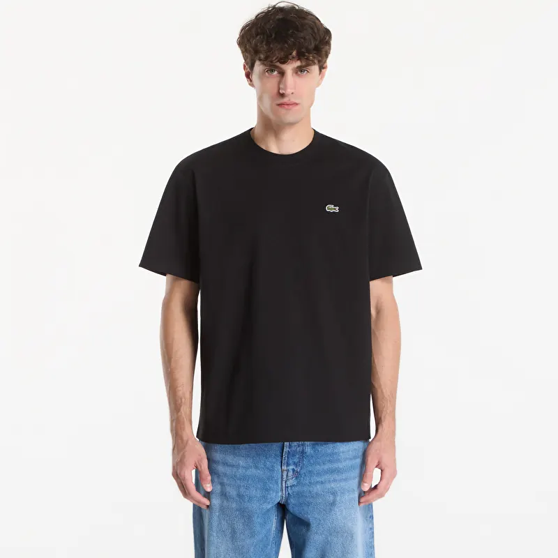 Tričko Lacoste Crewneck T-Shirt Black