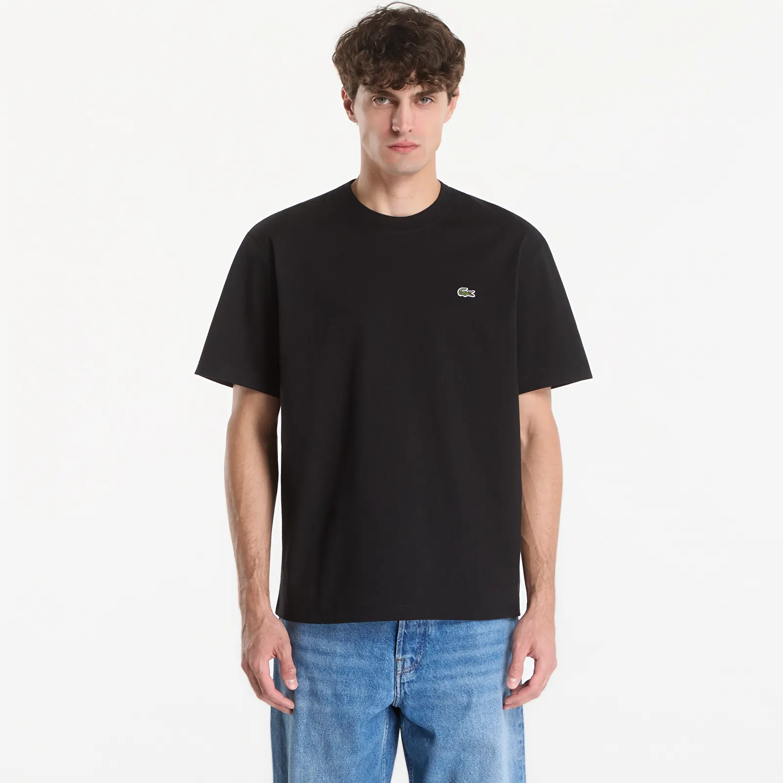 Футболки Lacoste Crewneck T-Shirt Black